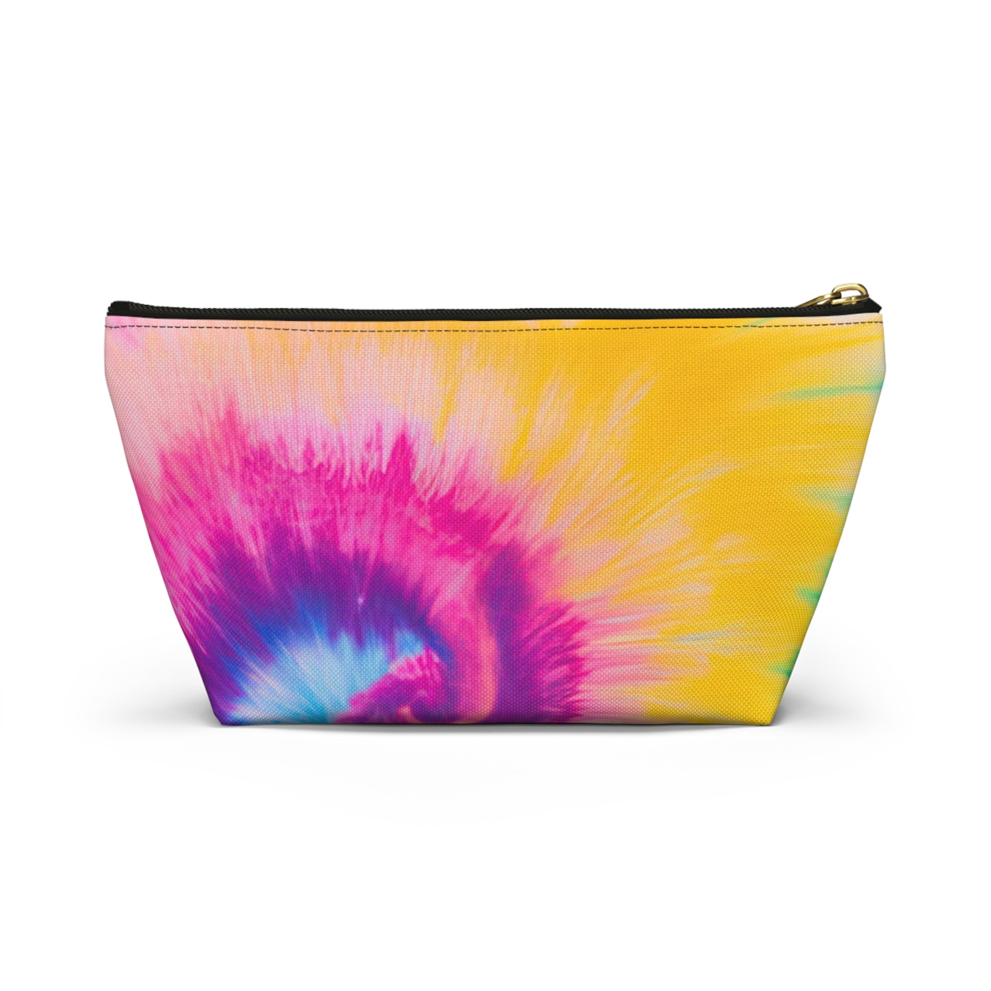Psychedelic Tie Dye Accessory Pouch w T-bottom, Artsulli - Art is Long, Life is Short, Bags, , , , , , , 