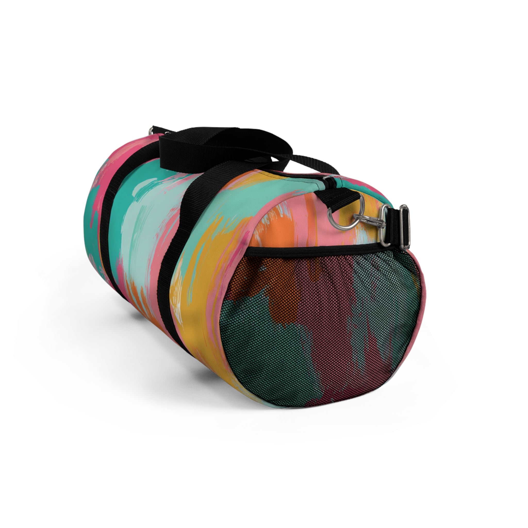 Preppy Pixel Bloom II Duffel Bag, Artsulli - Art is Long, Life is Short, Bags, , , , , , , 