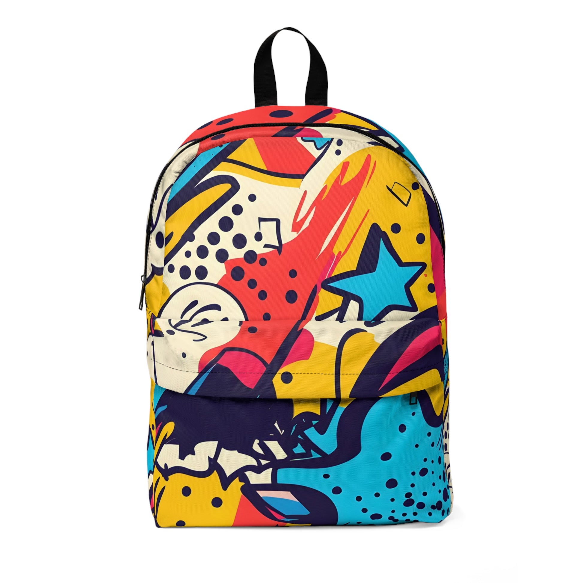 Comic x Pop Art Unisex Classic Backpack, Artsulli - Art is Long, Life is Short, Bags, Size, One size, , , , , 92101432136634336857
