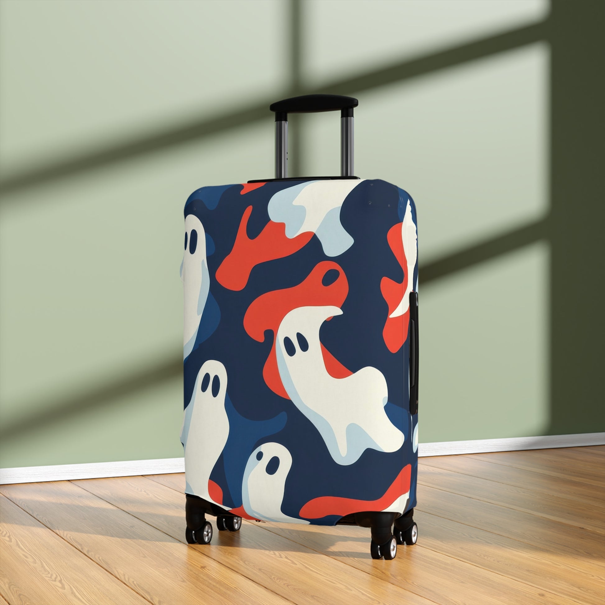 Camo Ghosts Luggage Cover, Artsulli - Art is Long, Life is Short, Accessories, , , , , , , 