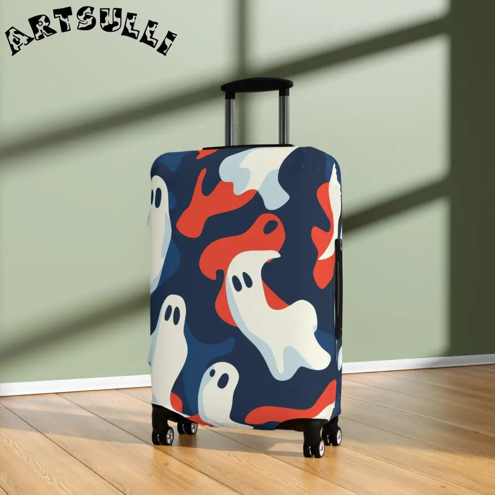 JAKKOUTTHEBXX Camo Ghosts Luggage Cover JAKKOUTTHEBXX Artsulli - Art