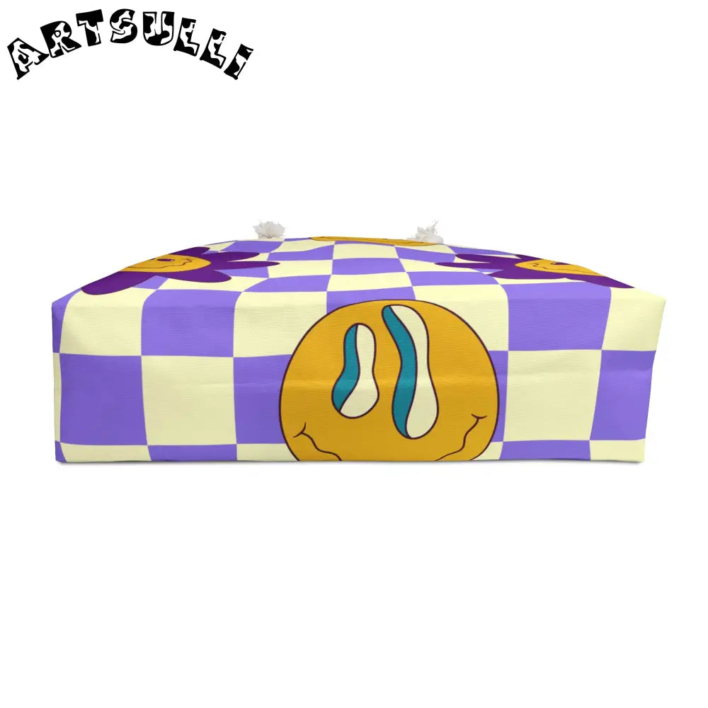 JAKKOUTTHEBXX Trippy Flower Power Motifs Weekender Bag JAKKOUTTHEBXX
