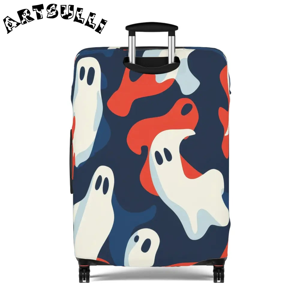 JAKKOUTTHEBXX Camo Ghosts Luggage Cover JAKKOUTTHEBXX Artsulli - Art