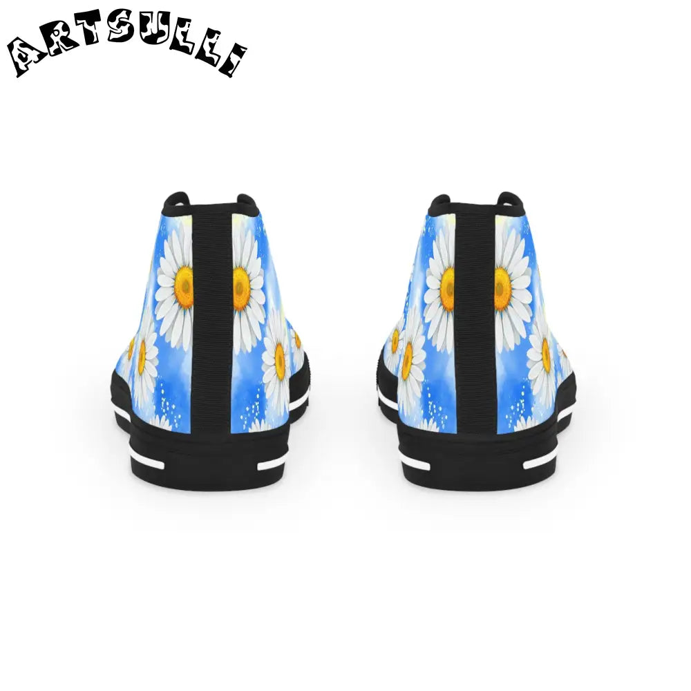 JAKKOUTTHEBXX Daisies II Men’s High Top Sneakers JAKKOUTTHEBXX
