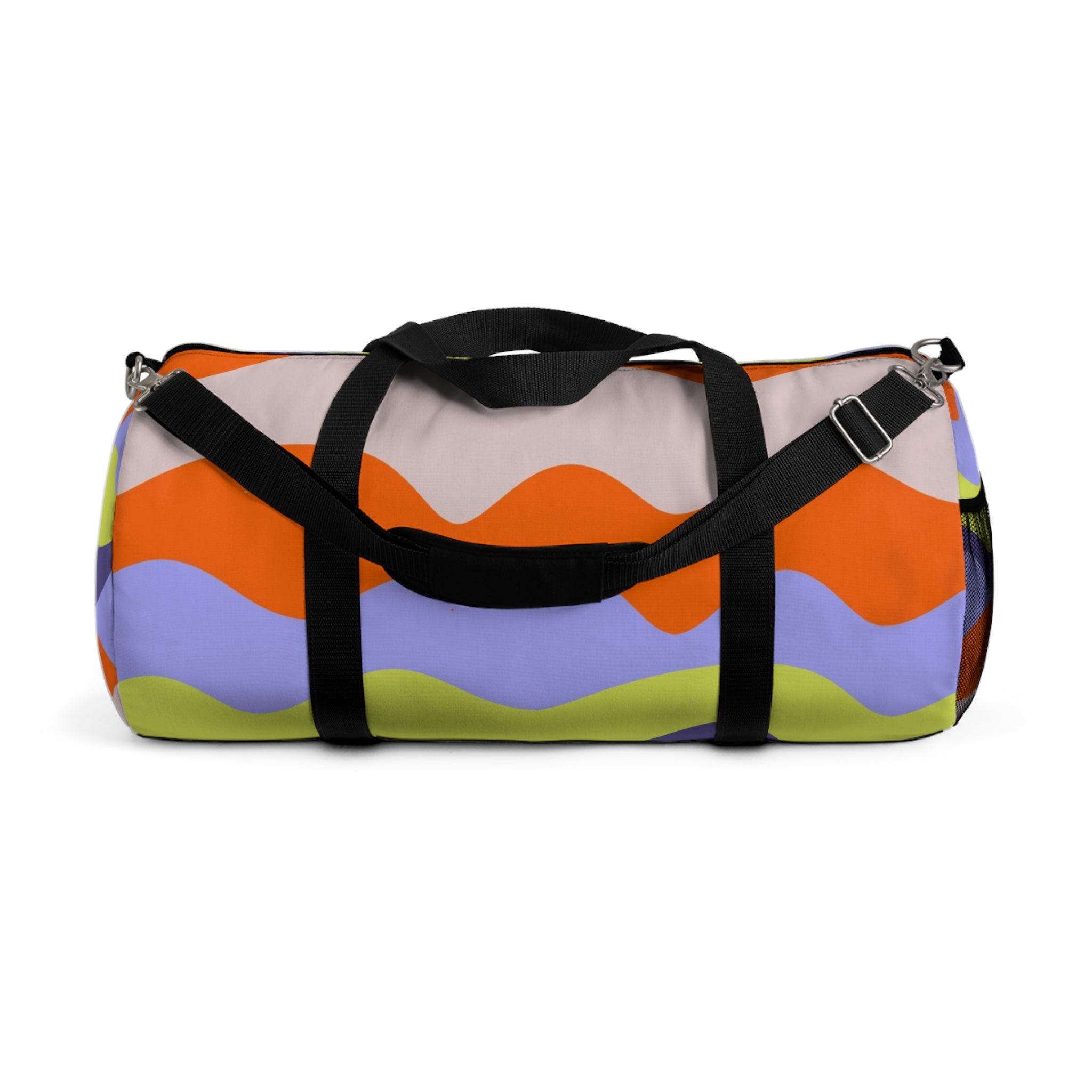 Waves Red and Blue Duffel Bag, Artsulli - Art is Long, Life is Short, Bags, Size, Large, , , , , 11144672998839016707