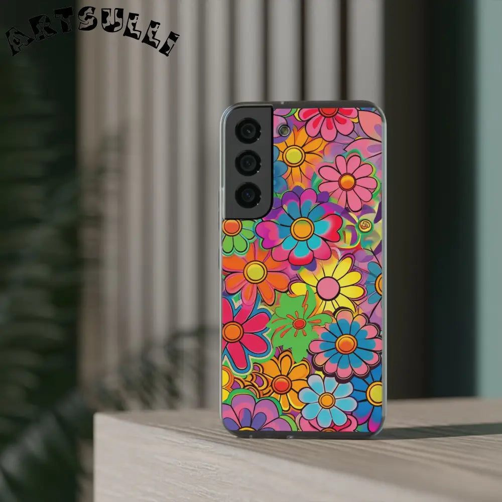 JAKKOUTTHEBXX Chromatic Daisy Dream Flexi Cases JAKKOUTTHEBXX