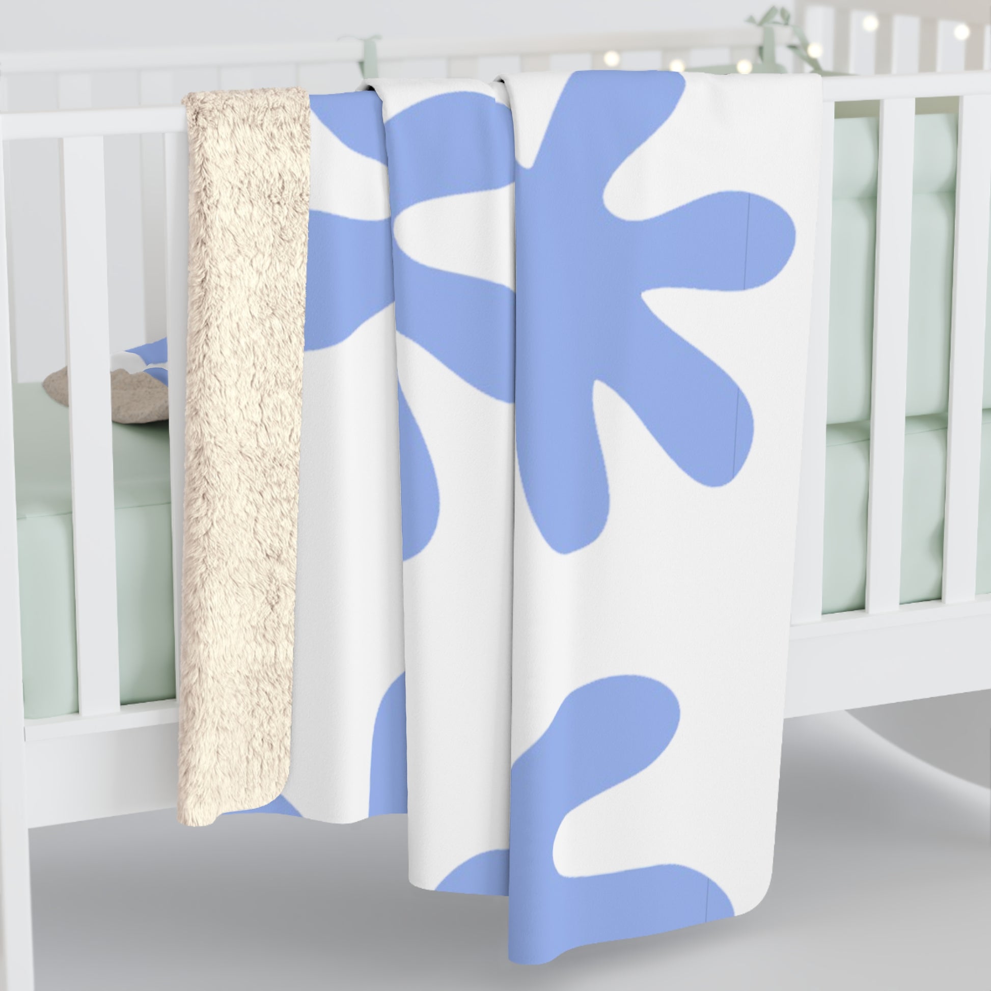 Water Splash Sherpa Fleece Blanket, Artsulli - Art is Long, Life is Short, Home Decor, , , , , , , 