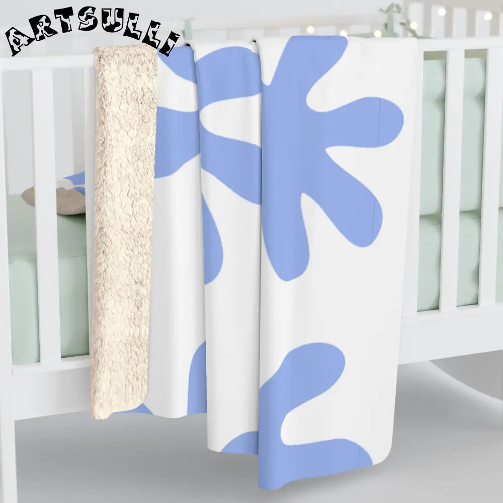 JAKKOUTTHEBXX Water Splash Sherpa Fleece Blanket JAKKOUTTHEBXX