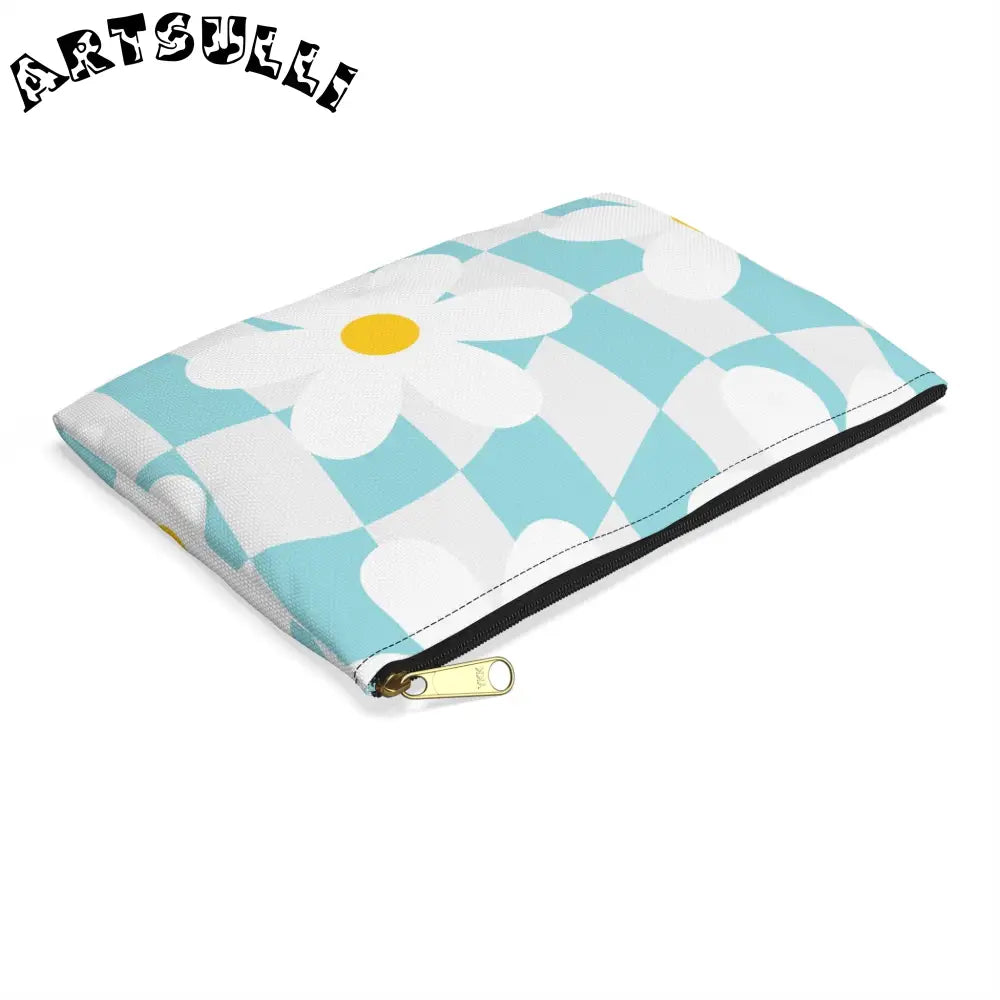 JAKKOUTTHEBXX Trippy Check Garden Accessory Pouch JAKKOUTTHEBXX