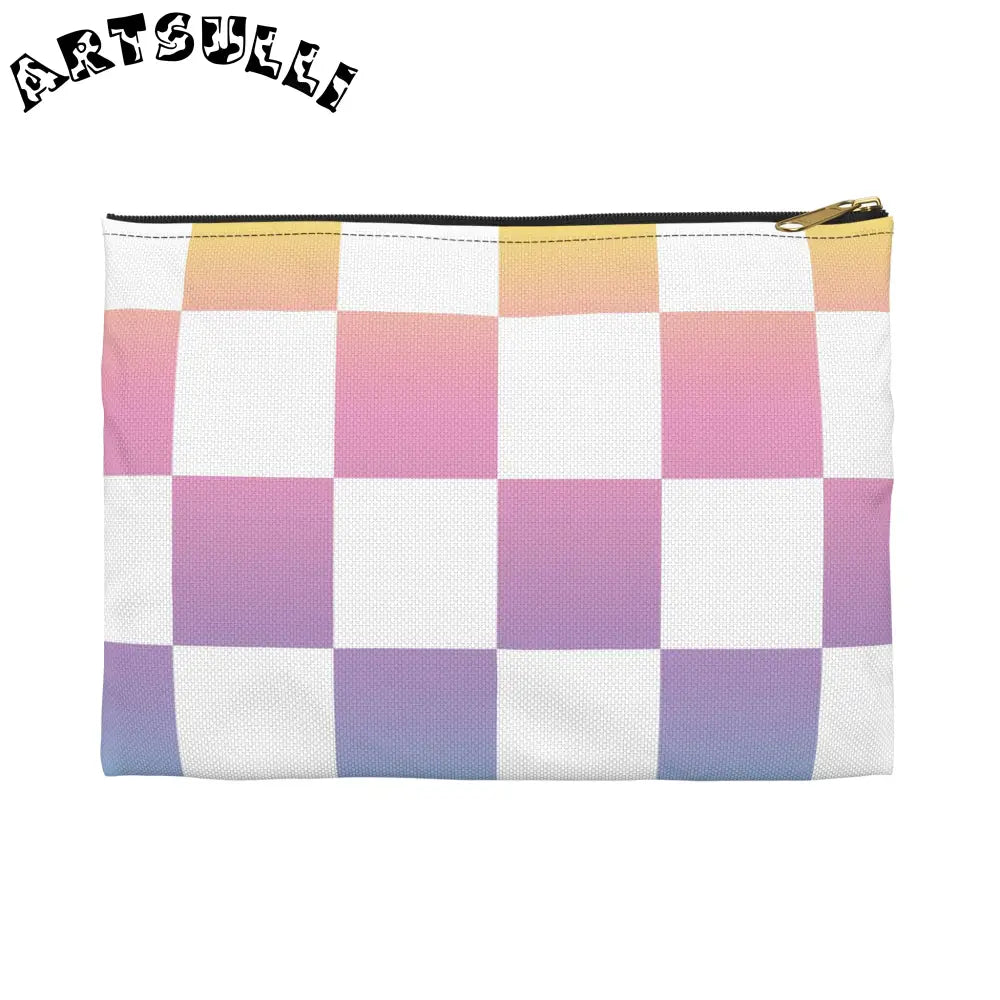 JAKKOUTTHEBXX Vaporwave Check II Accessory Pouch JAKKOUTTHEBXX