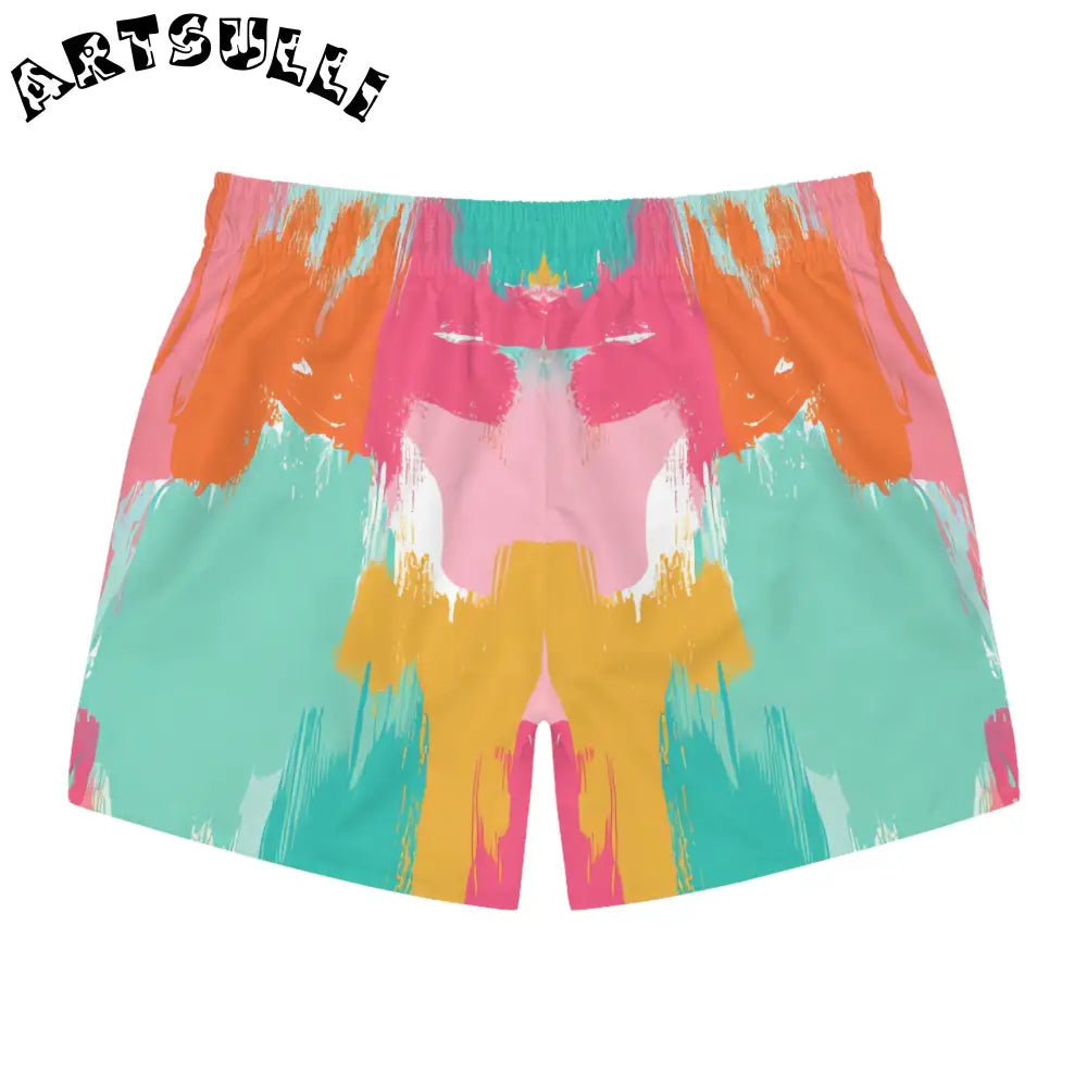 JAKKOUTTHEBXX Preppy Pixel II Bloom Swim Trunks (AOP) JAKKOUTTHEBXX