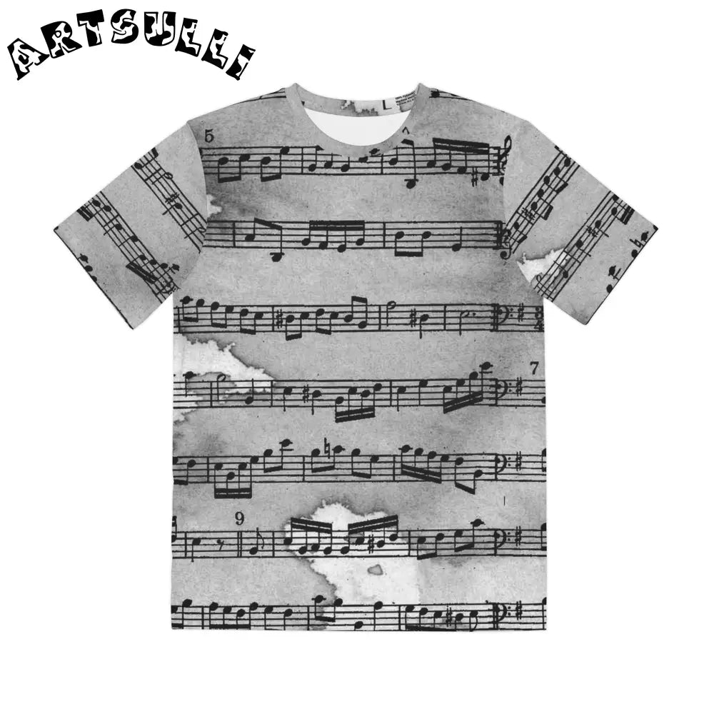 JAKKOUTTHEBXX Sheet Music All Over Print T-Shirt 2025