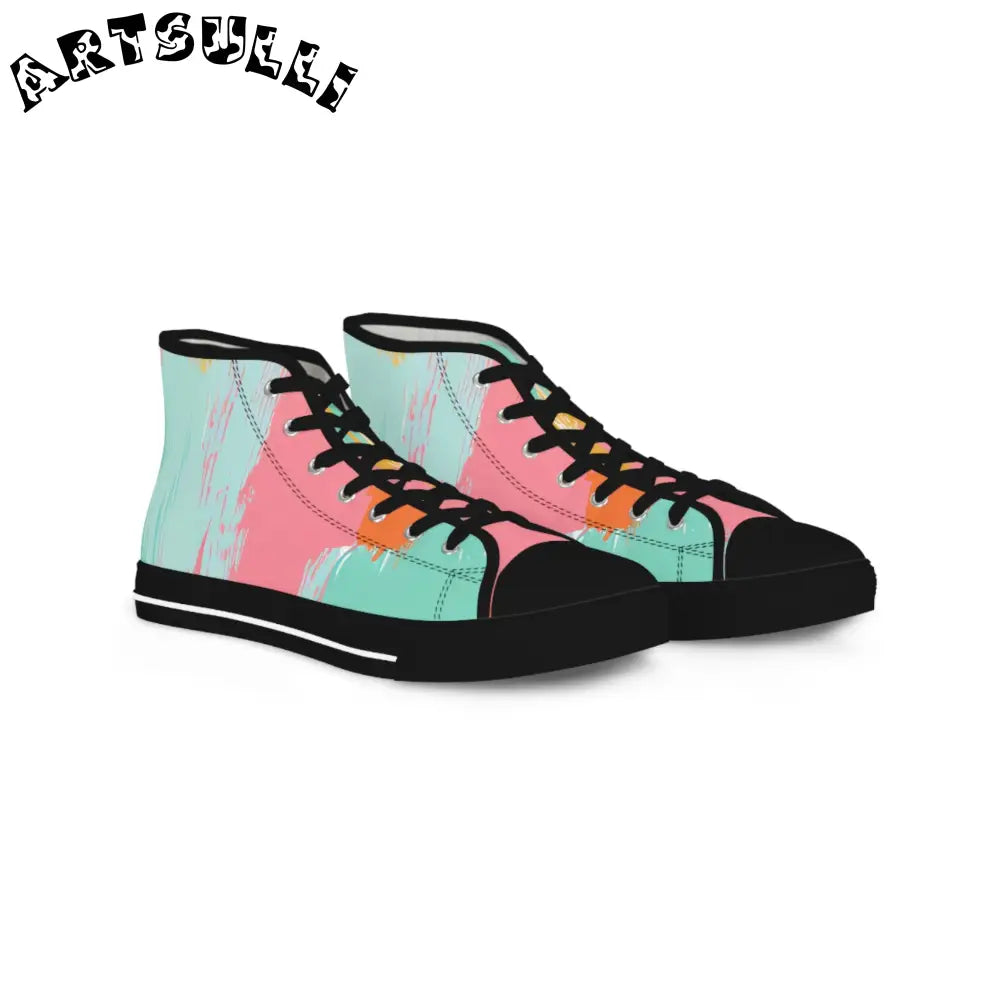 JAKKOUTTHEBXX Preppy Pixel Bloom II Men’s High Top Sneakers