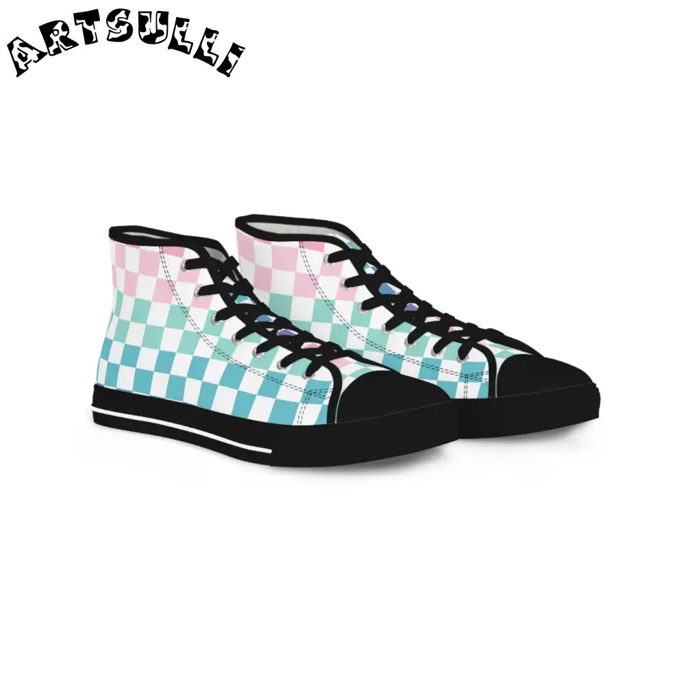 JAKKOUTTHEBXX Vaporwave Rainbow Checkerboard II Multi-Color Men’s