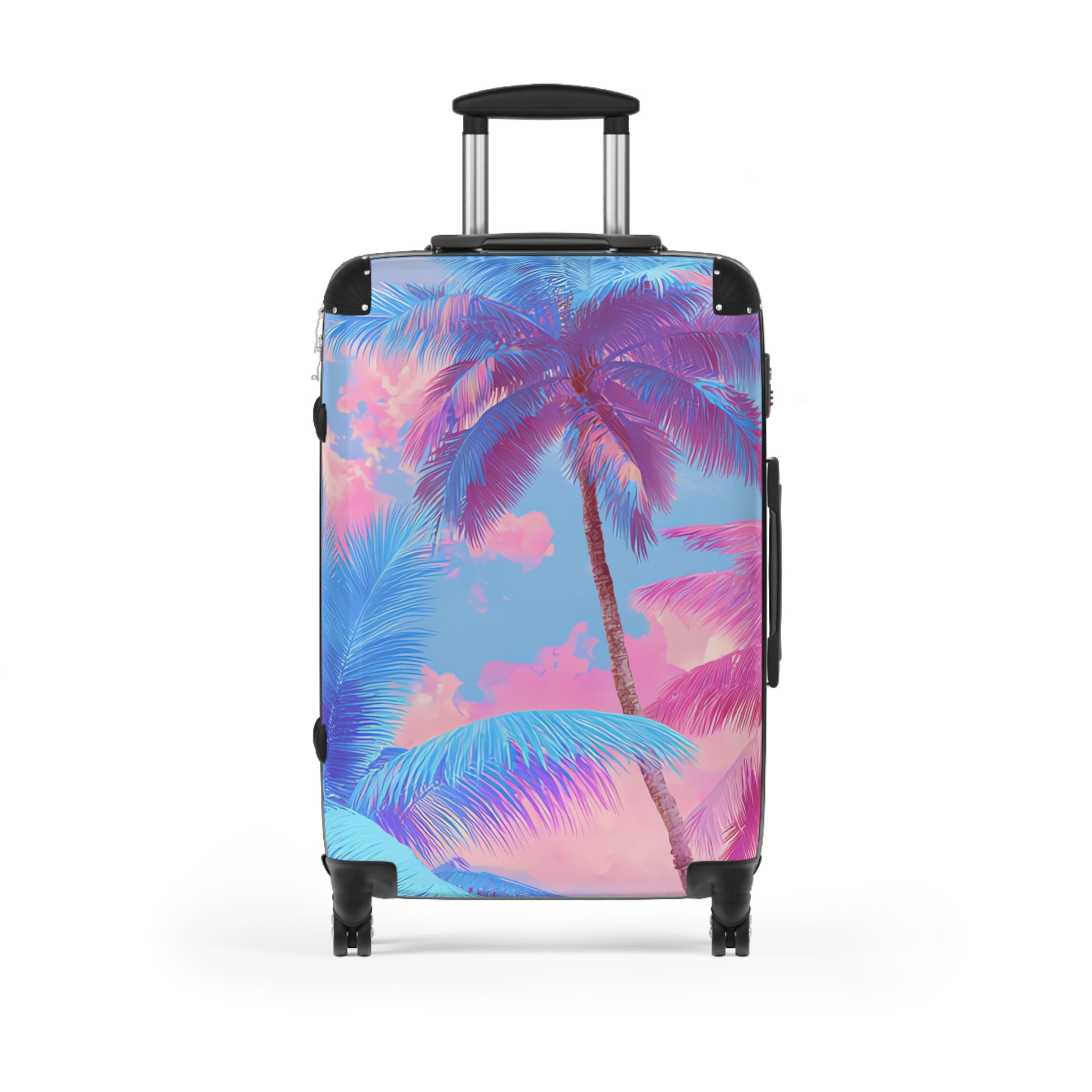 Ethereal Pastel Palms Suitcase, Artsulli - Art is Long, Life is Short, Bags, Size, Medium, Color, Black, , , 16557718989434740688