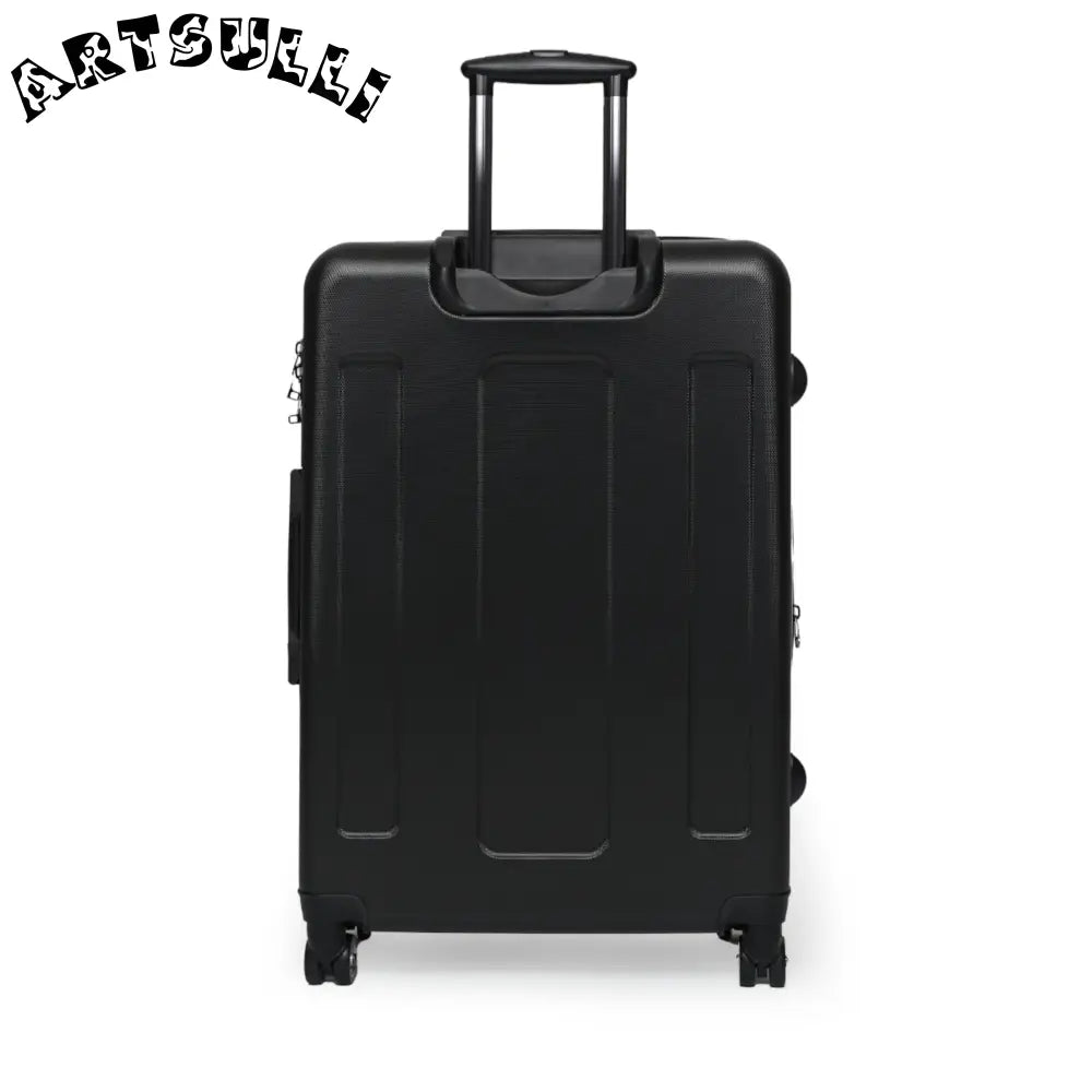 JAKKOUTTHEBXX Zebra Print Hard Shell Carry-On Luggage with Spinner