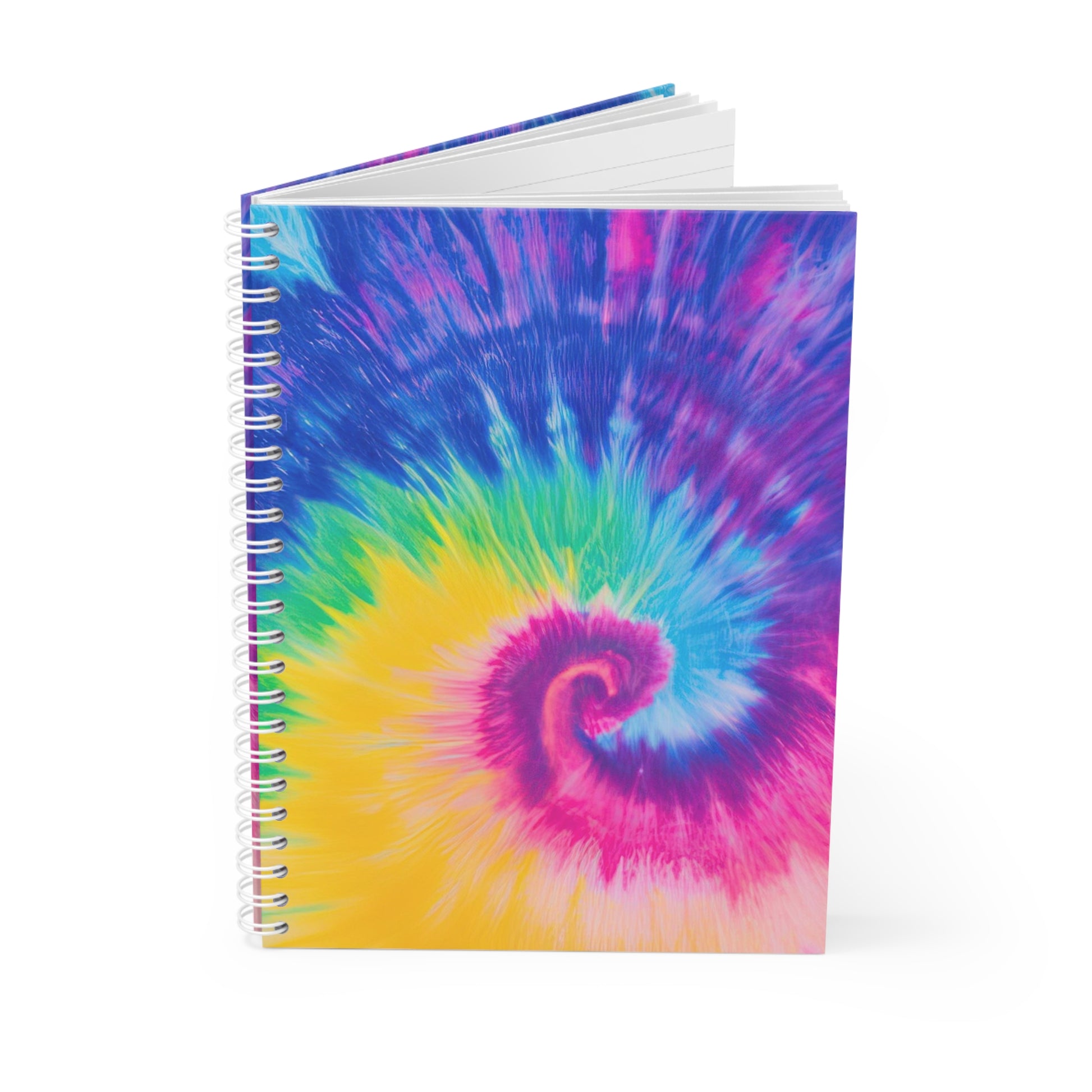Psychedelic Tie Dye Spiral Notebook, Artsulli - Art is Long, Life is Short, Paper products, , , , , , , 