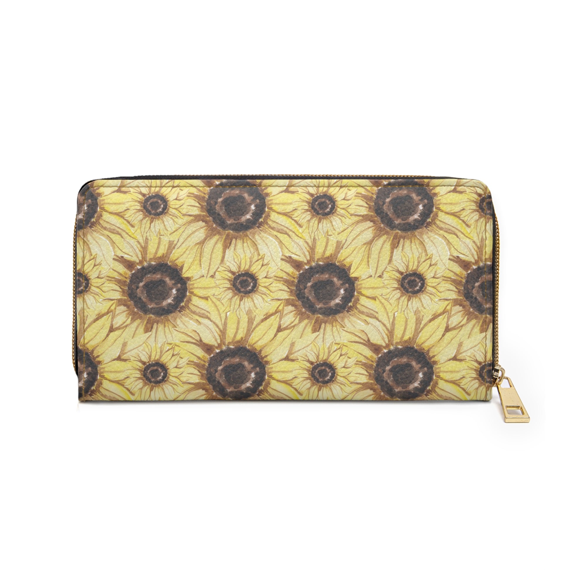 Retro Anime Sunflower Zipper Wallet, Artsulli - Art is Long, Life is Short, Accessories, , , , , , , 