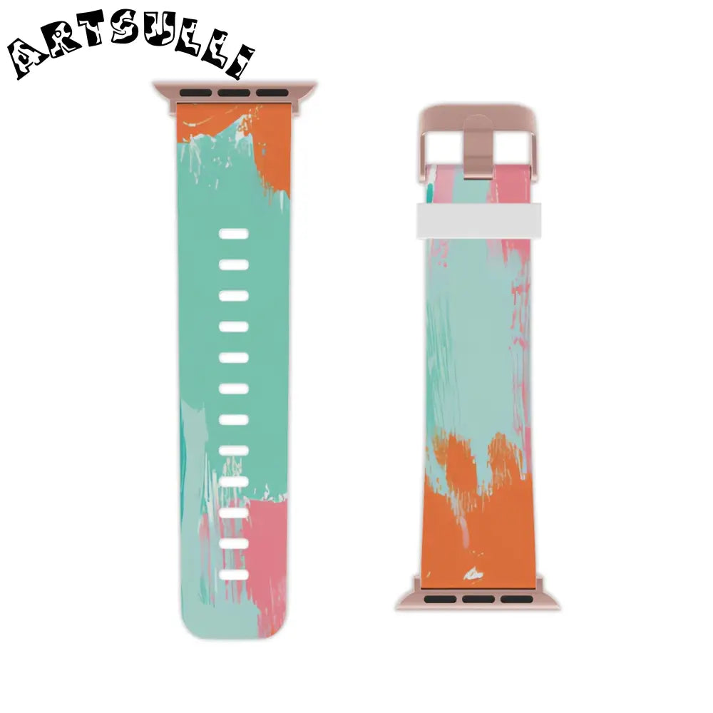 JAKKOUTTHEBXX Preppy Pixel Bloom II Watch Band for Apple Watch