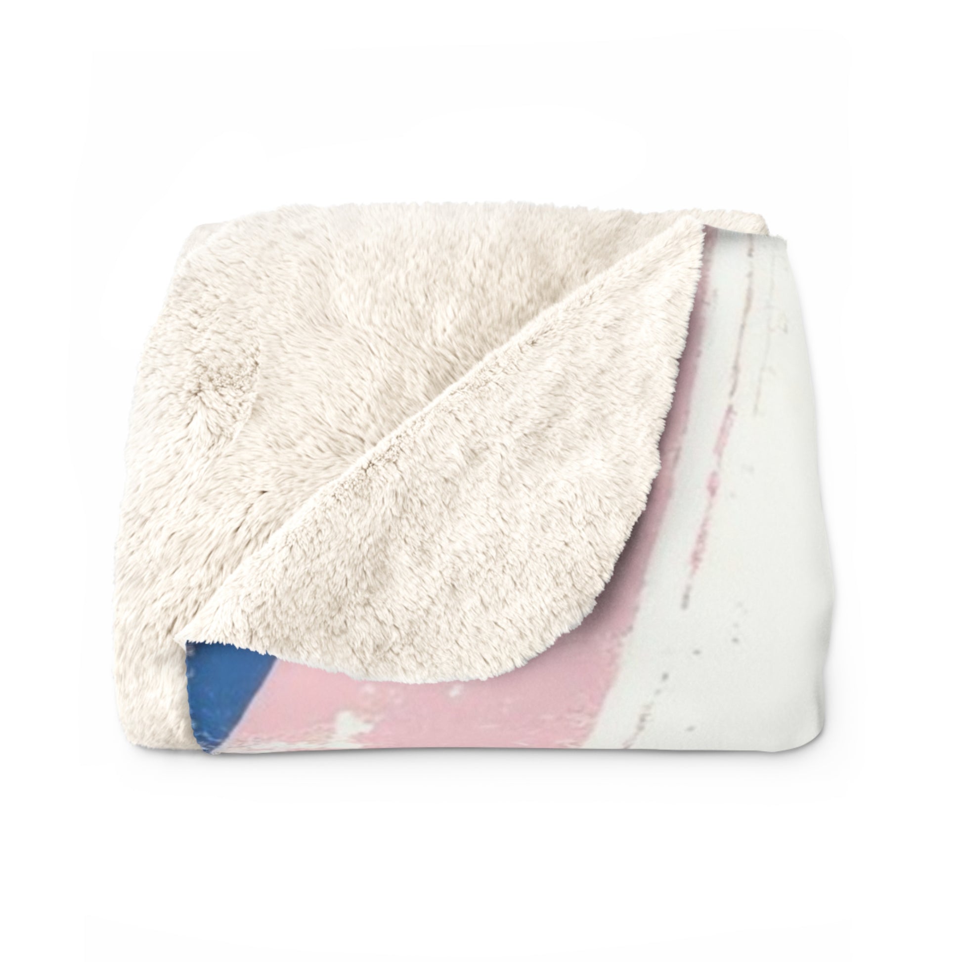 Wild Zebra Stripes x Paint Brush Strokes Multi-Color Sherpa Fleece Blanket, Artsulli - Art is Long, Life is Short, Home Decor, , , , , , , 