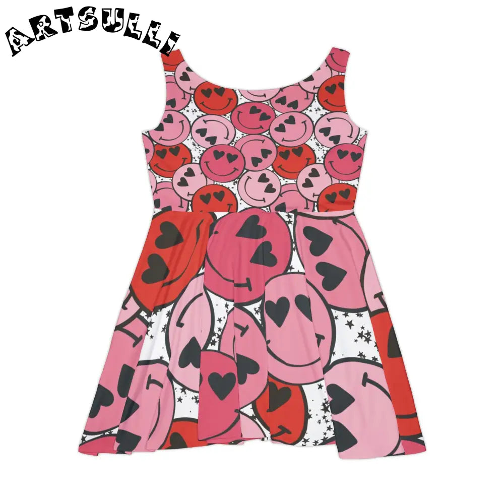JAKKOUTTHEBXX Smiley Face x Heart Eyes II Pink and Red Women’s