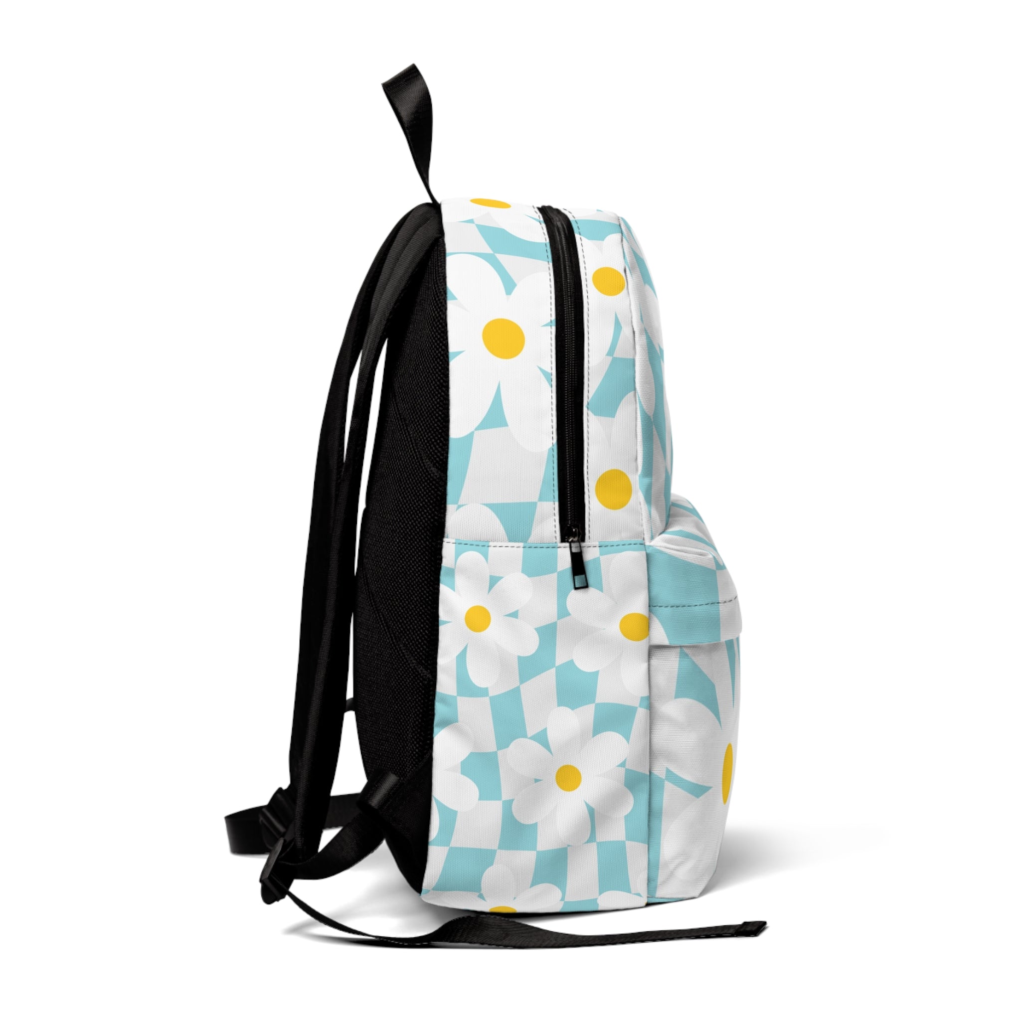 Trippy Check Garden Unisex Classic Backpack, Artsulli - Art is Long, Life is Short, Bags, , , , , , , 