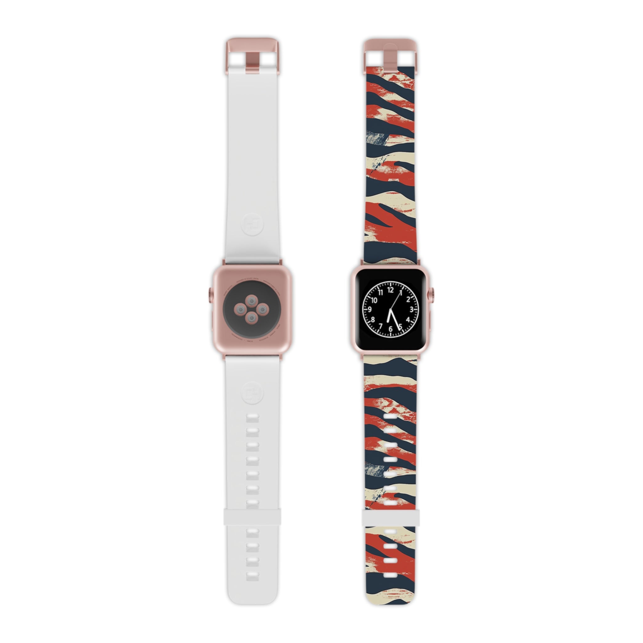 Capricious Tiger Wave Watch Band for Apple Watch, Artsulli - Art is Long, Life is Short, Accessories, Size, 7.5'' × 0.75'' / 38 - 40 mm, Color, Rose Gold, , , 20862507403867