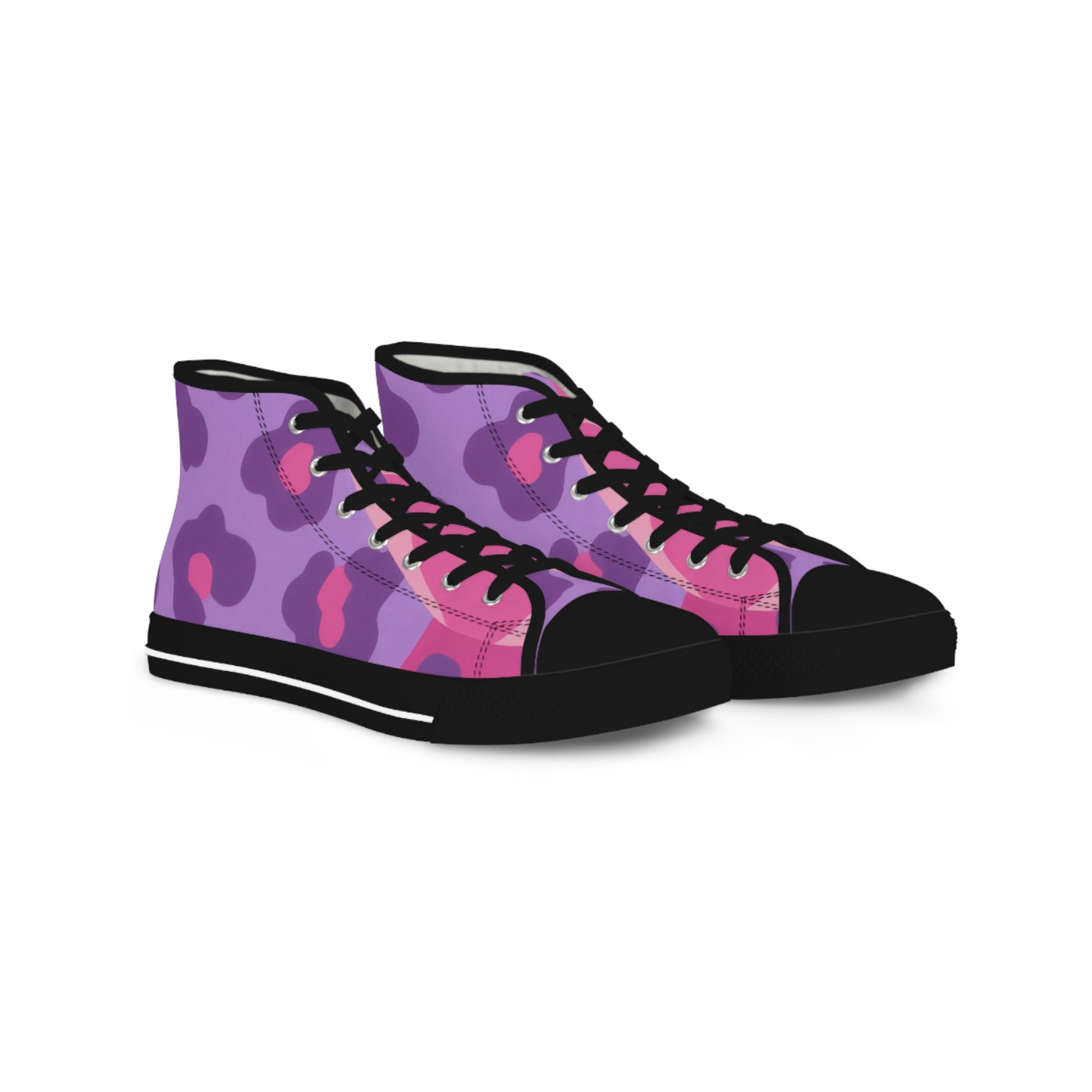 Men's High Top Sneakers, Artsulli - Art is Long, Life is Short, Shoes, Size, US 5, Color, Black sole, , , 81091273987121539746