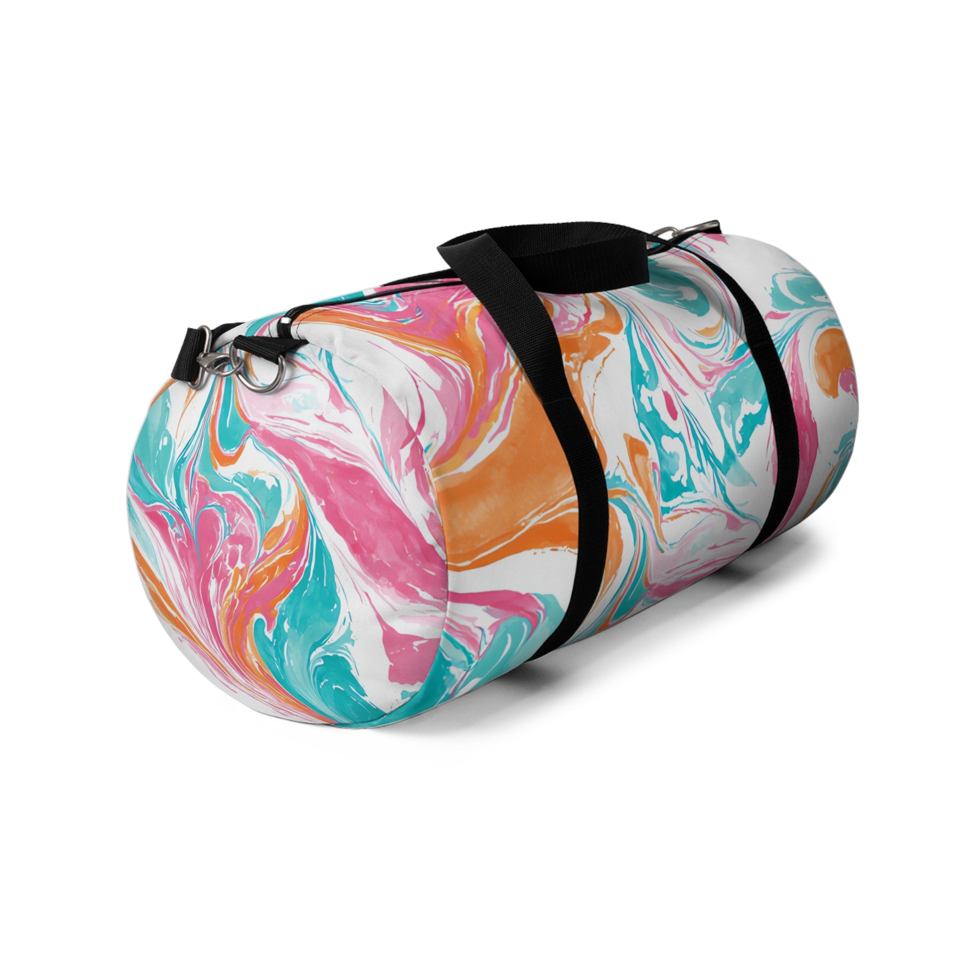Liquid Pastel Spill II Multi-Color Duffel Bag, Artsulli - Art is Long, Life is Short, Bags, , , , , , , 