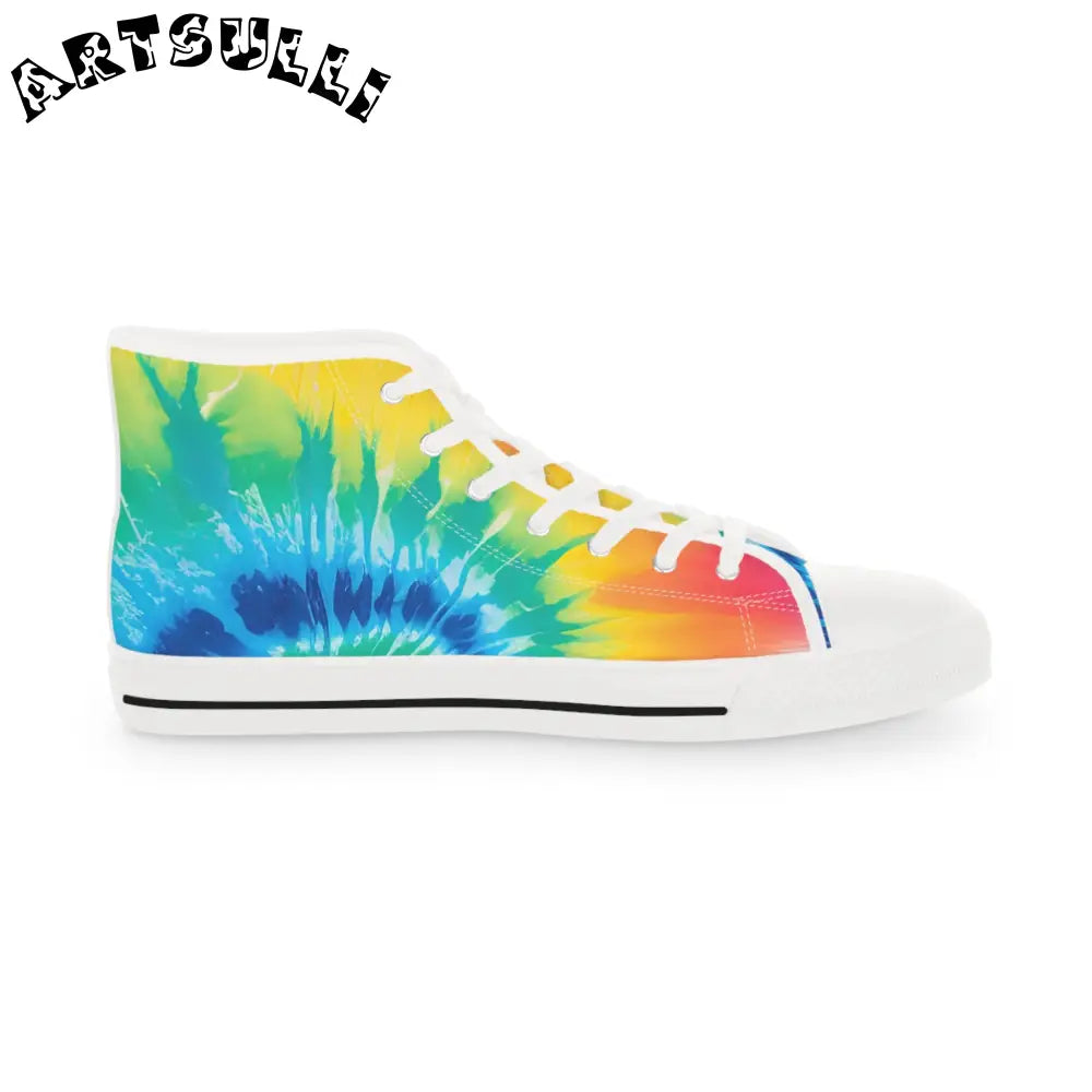 JAKKOUTTHEBXX Tie-Dye High-Top Canvas Sneakers 2025