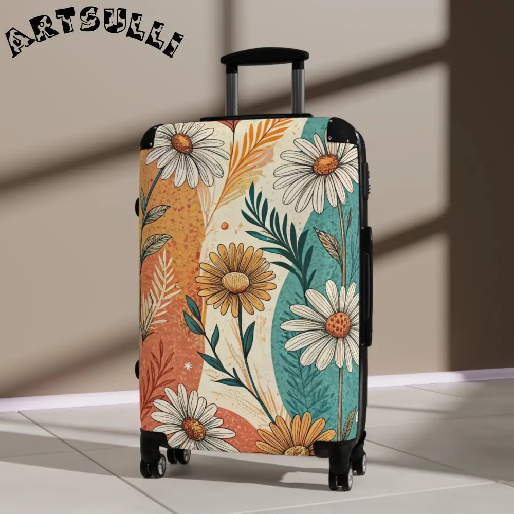 JAKKOUTTHEBXX Retro Daisy Dream Suitcase JAKKOUTTHEBXX Artsulli
