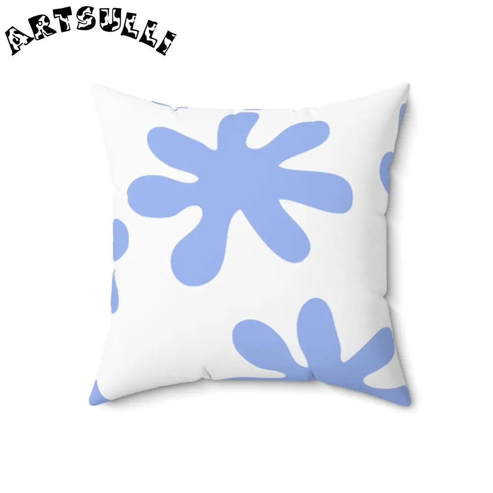 JAKKOUTTHEBXX Water Splash Spun Polyester Square Pillow