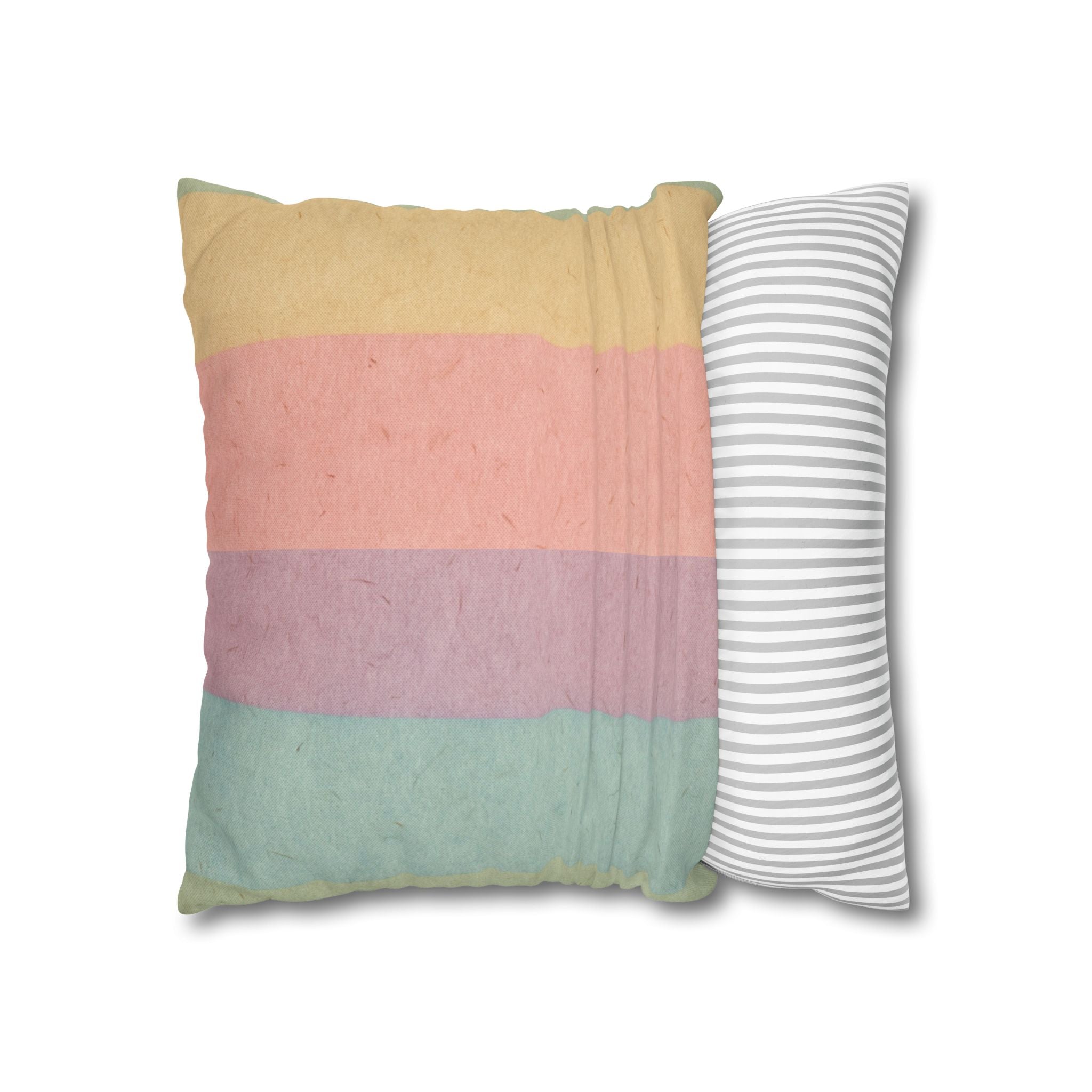 Spun Polyester Square Pillowcase