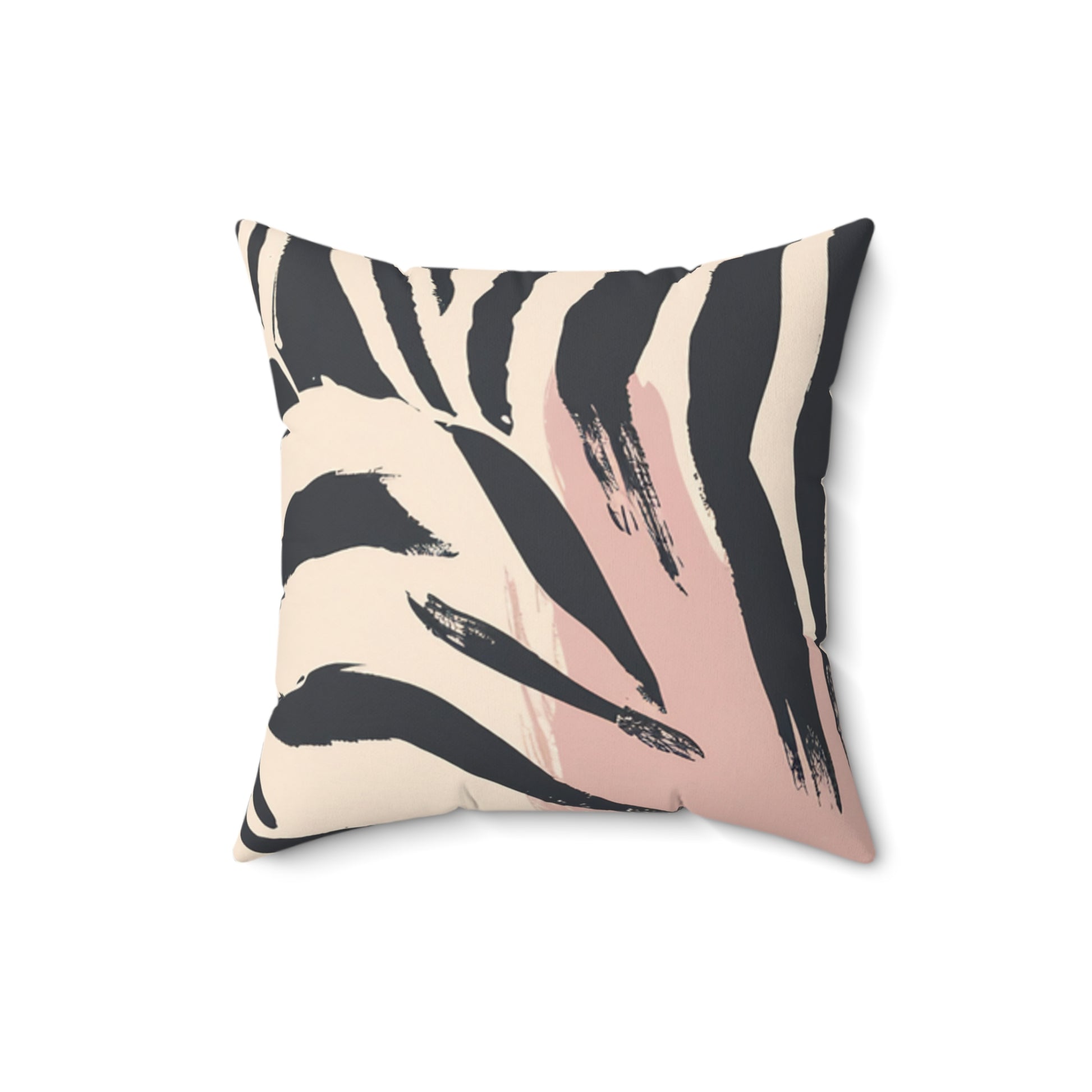 Zebra Brush Strokes Faux Suede Square Pillow, Artsulli - Art is Long, Life is Short, Home Decor, , , , , , , 