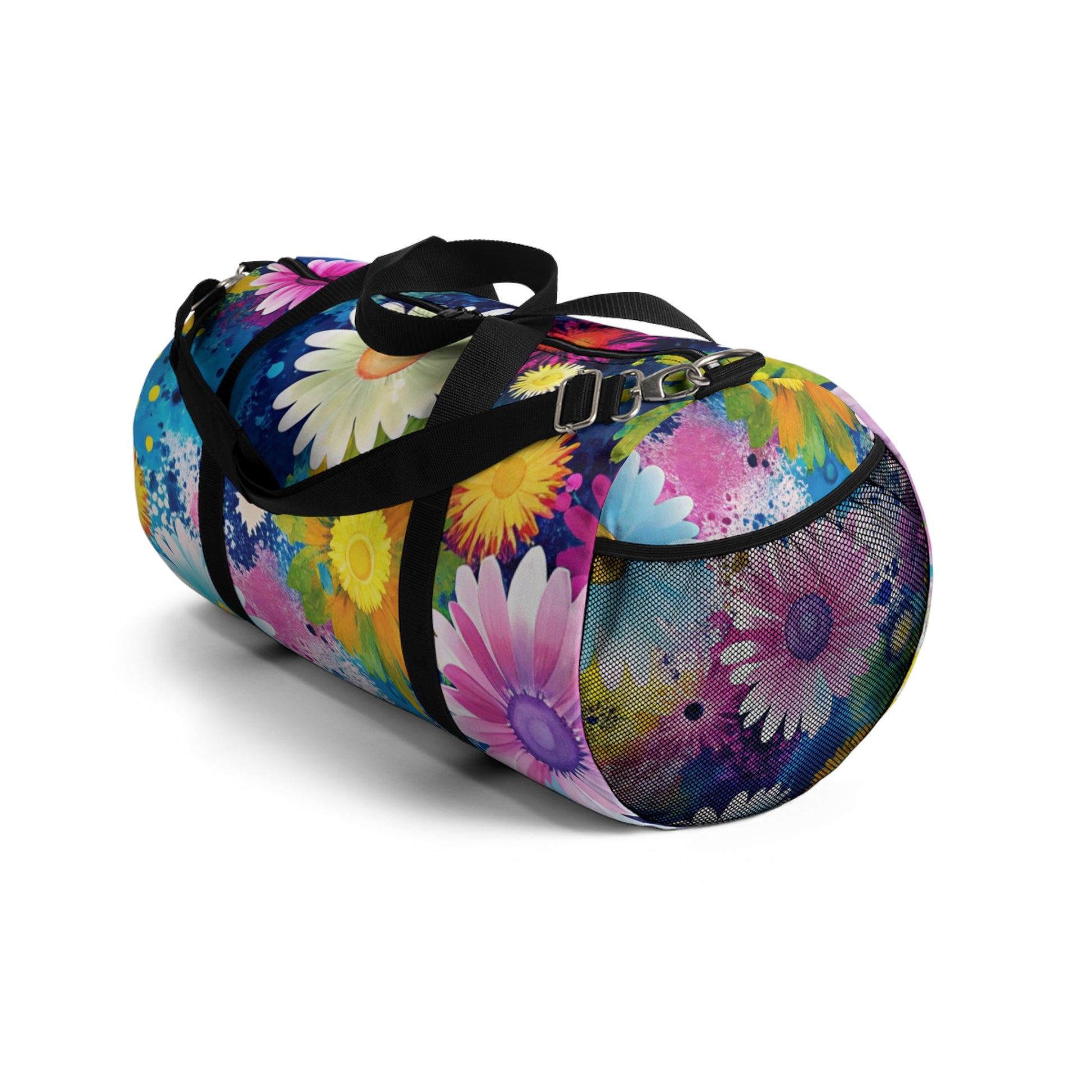Magical Flower Explosion II Multi-Color Duffel Bag, Artsulli - Art is Long, Life is Short, Bags, , , , , , , 