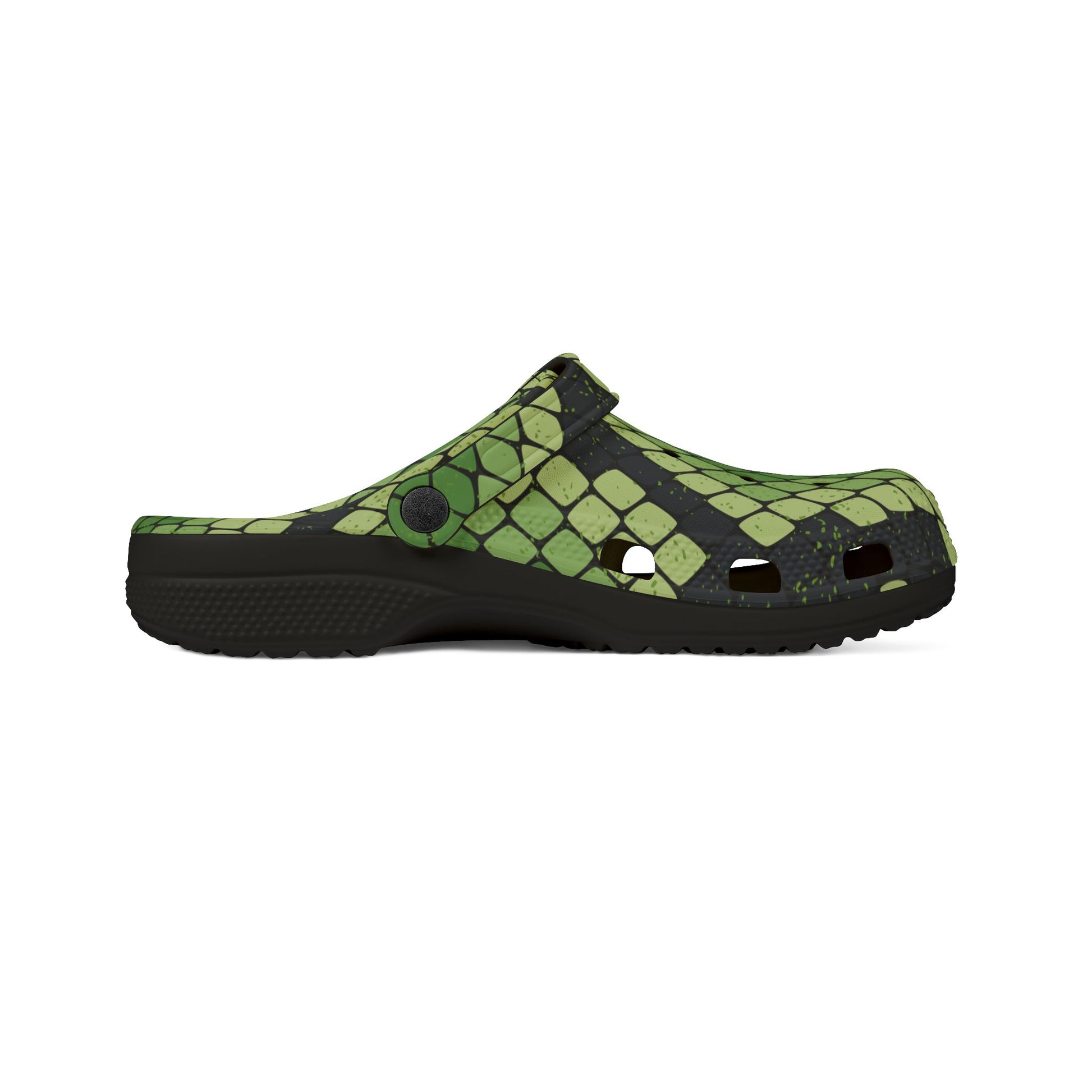 Snake Skin EVA Foam Rubber Shoes (AOP), Artsulli - Art is Long, Life is Short, Shoes, , , , , , , 