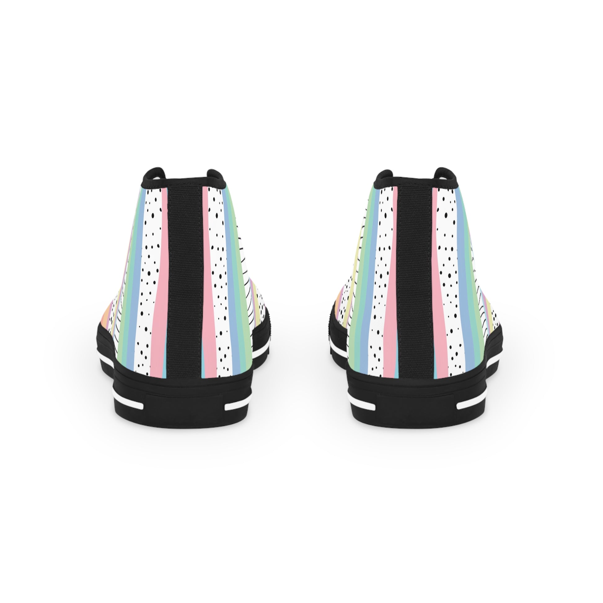 Copy of Men's High Top Sneakers, Artsulli - Art is Long, Life is Short, Shoes, , , , , , , 