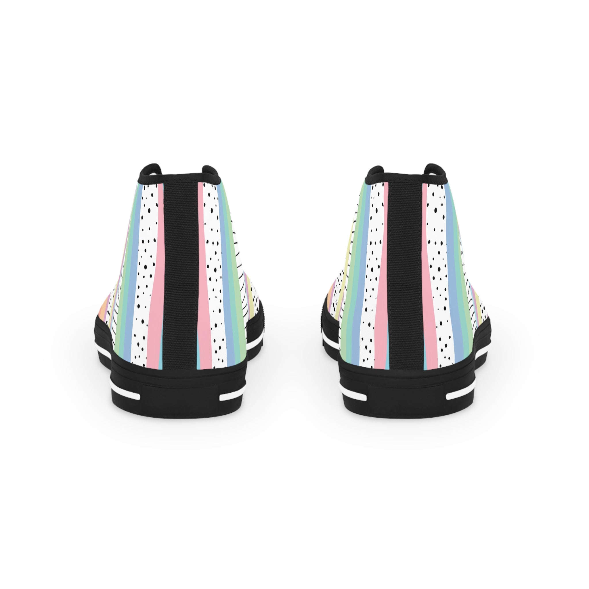 Copy of Men's High Top Sneakers, Artsulli - Art is Long, Life is Short, Shoes, , , , , , , 