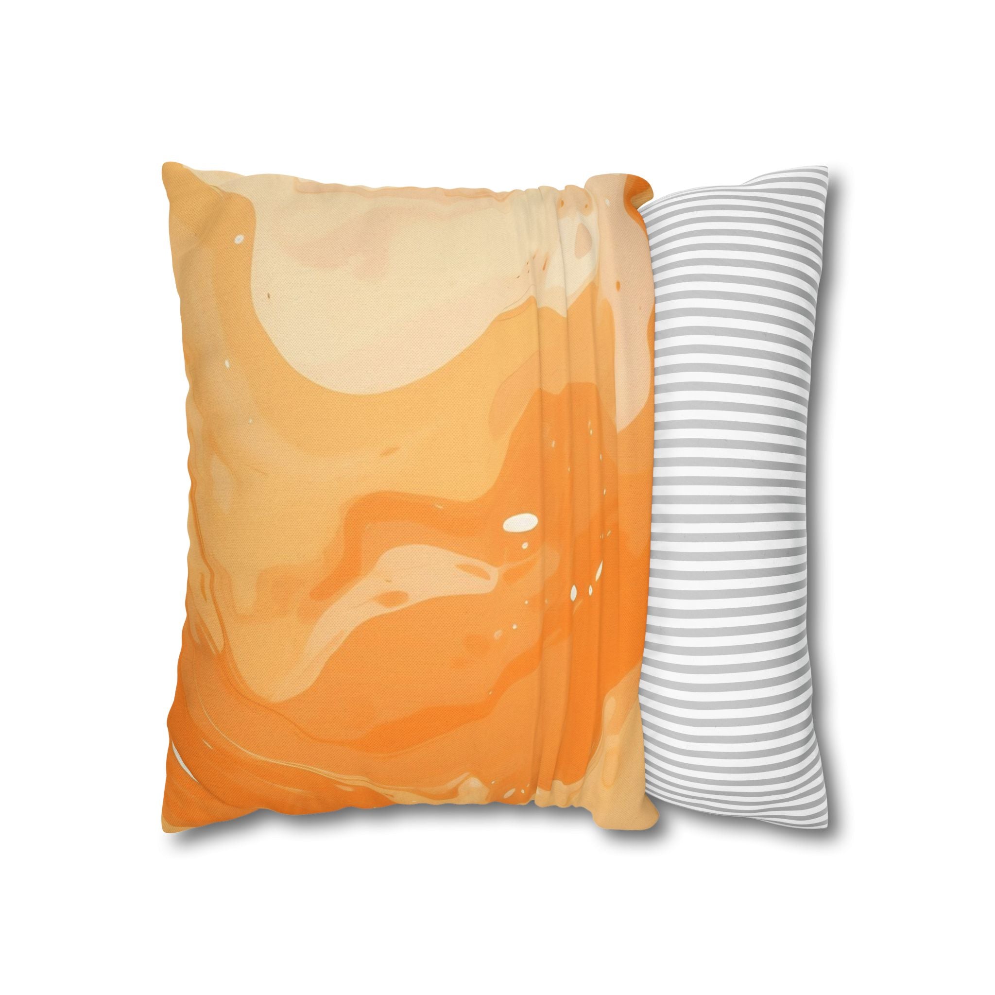 Spun Polyester Square Pillowcase