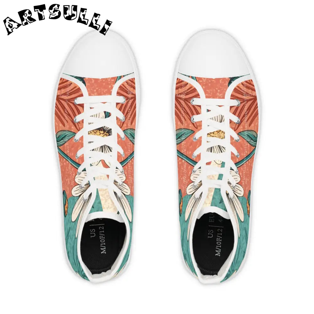 JAKKOUTTHEBXX Retro Daisy Dream Men’s High Top Sneakers