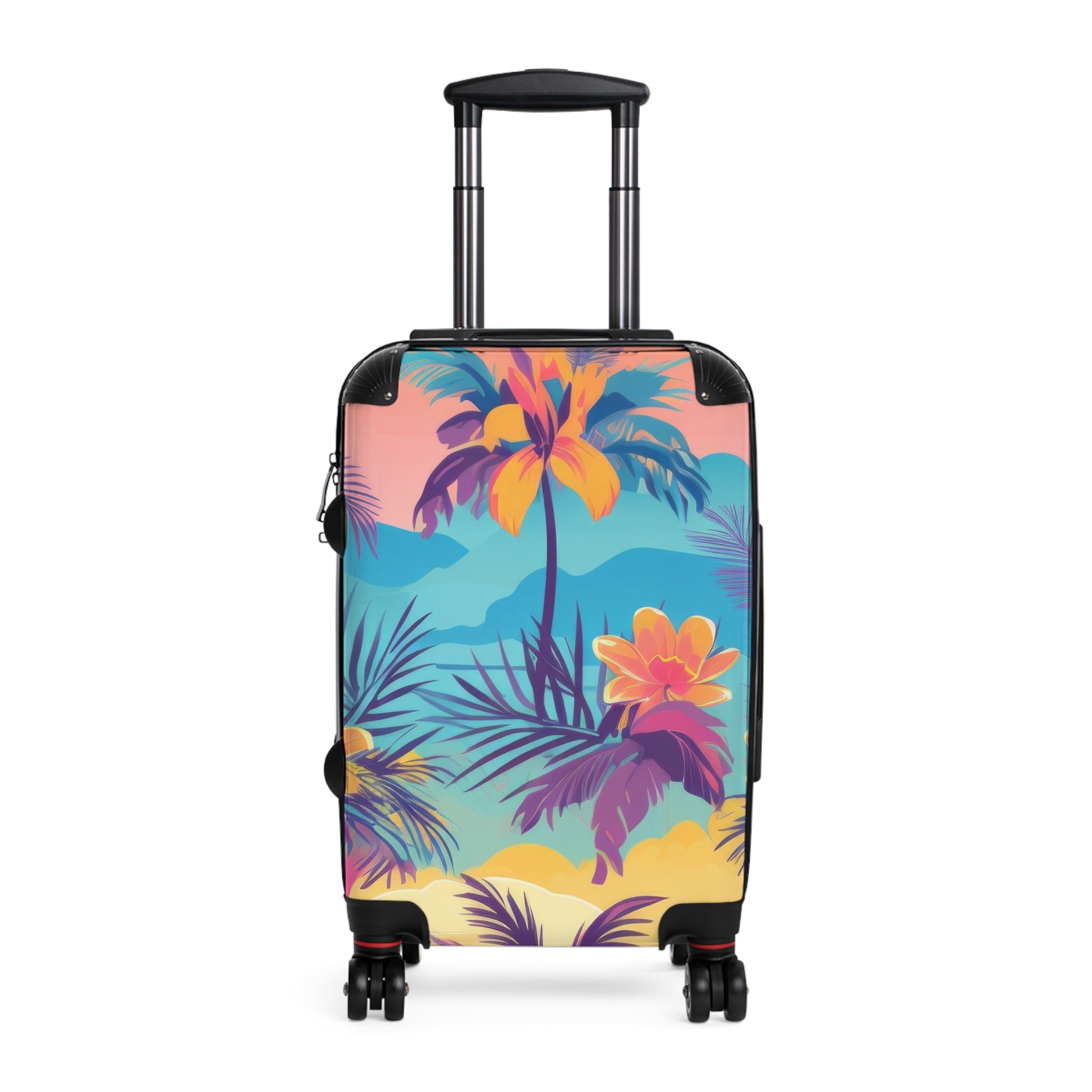 Sunset Paradise Suitcase, Artsulli - Art is Long, Life is Short, Bags, Size, Small, Color, Black, , , 25822721713797556110