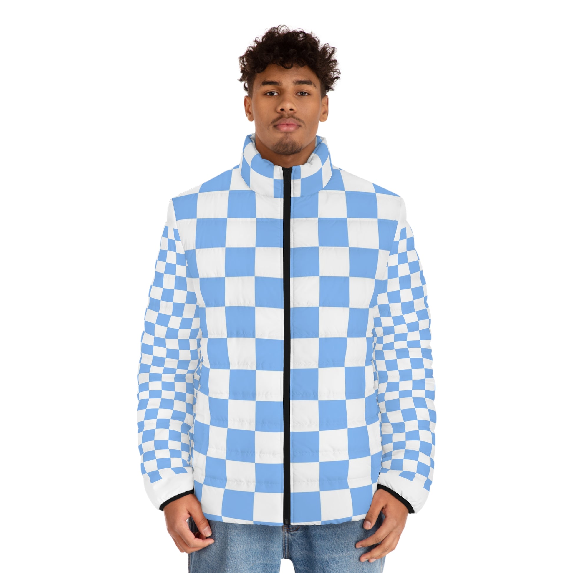 Men's Puffer Jacket (AOP), Artsulli - Art is Long, Life is Short, All Over Prints, , , , , , , 
