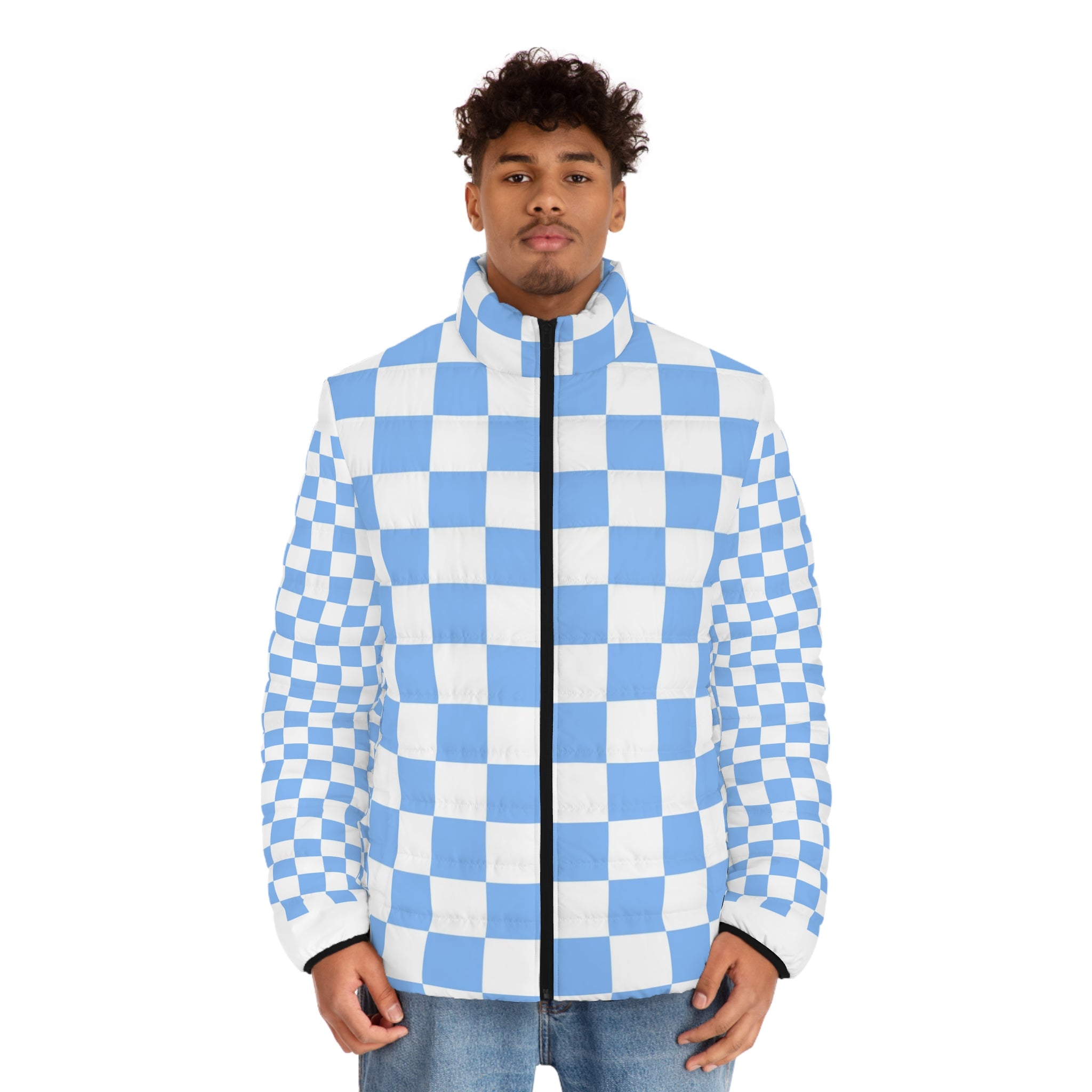 Men's Puffer Jacket (AOP), Artsulli - Art is Long, Life is Short, All Over Prints, , , , , , , 