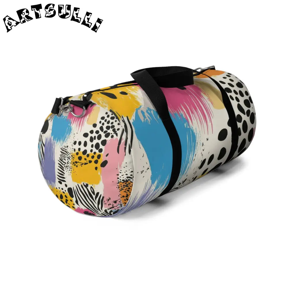 JAKKOUTTHEBXX Rae Zebra Rhapsody II Duffel Bag JAKKOUTTHEBXX