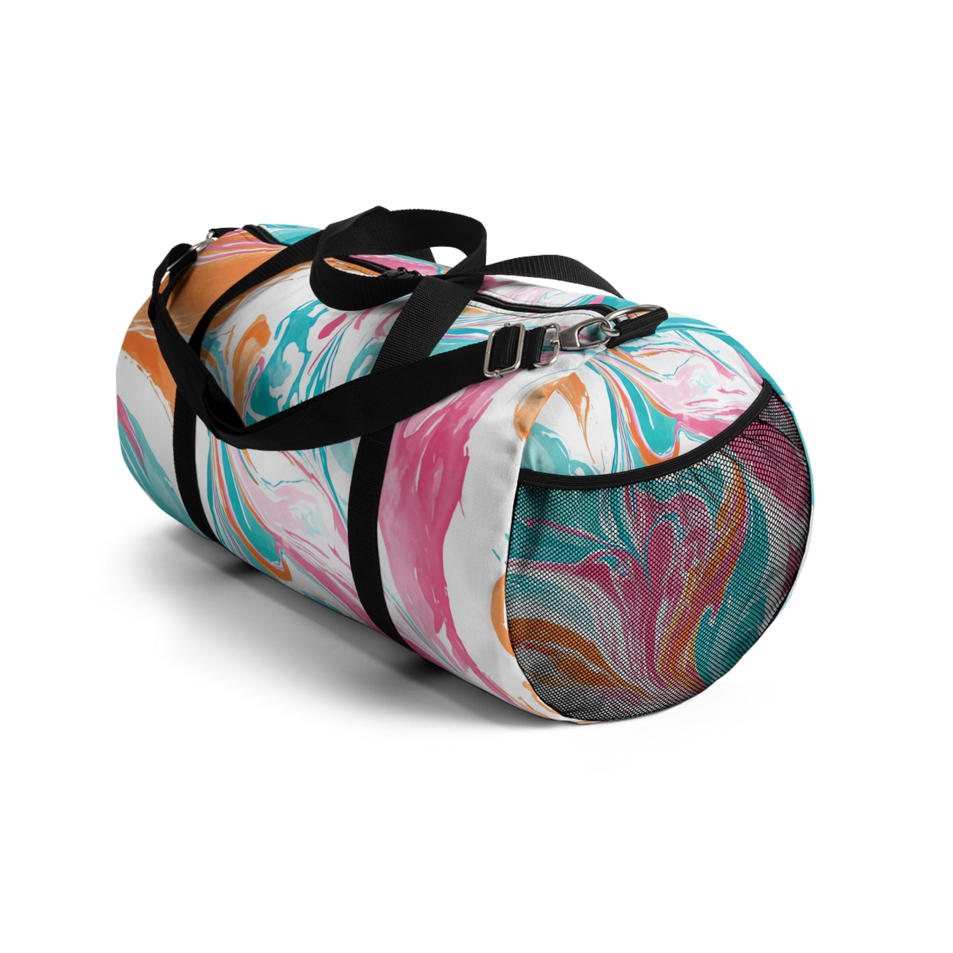 Liquid Pastel Spill Multi-Color Duffel Bag, Artsulli - Art is Long, Life is Short, Bags, , , , , , , 