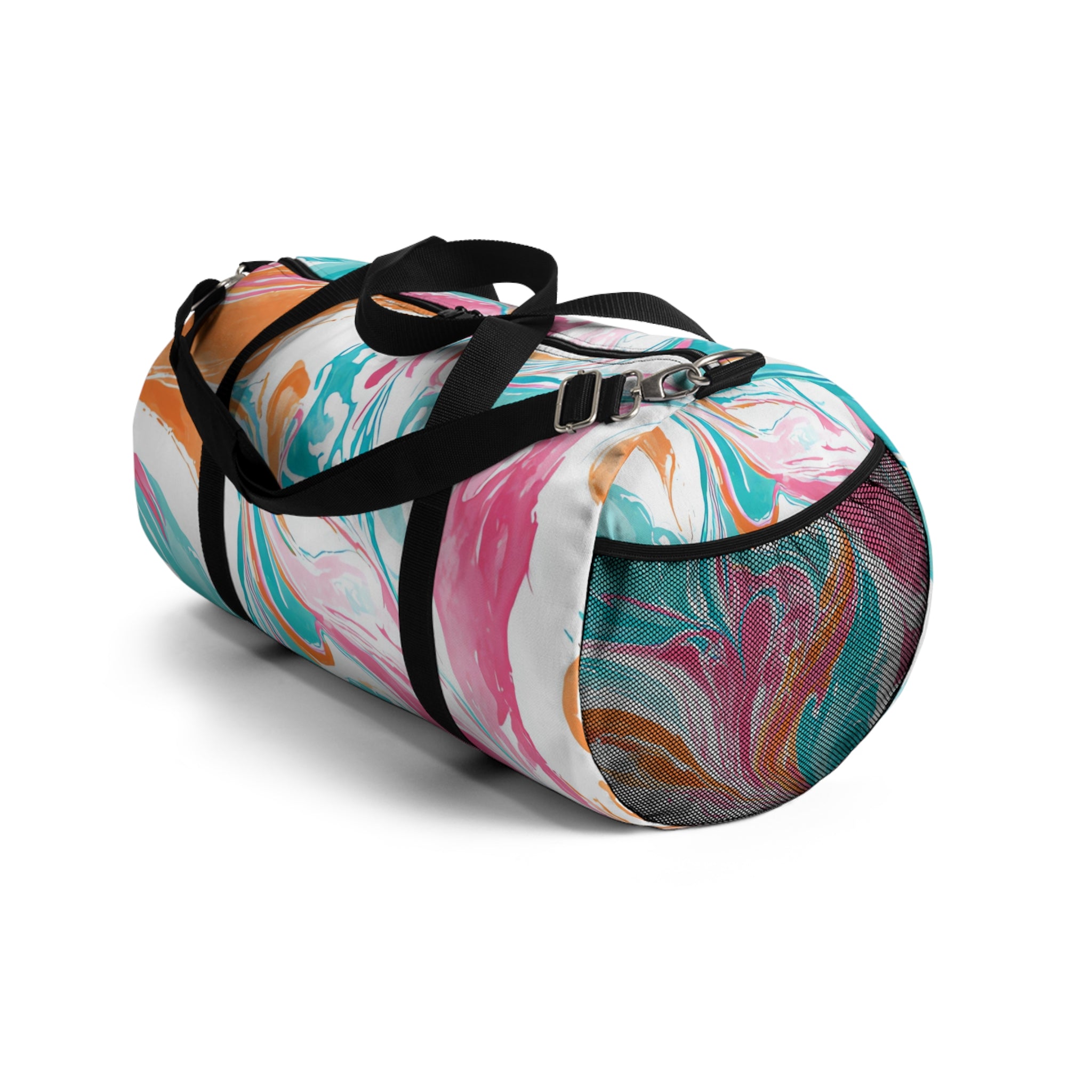 Liquid Pastel Spill Multi-Color Duffel Bag, Artsulli - Art is Long, Life is Short, Bags, , , , , , , 
