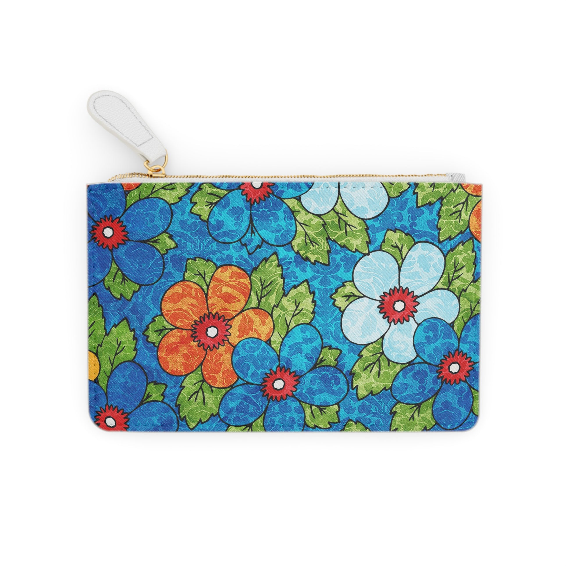 Blue Orange Groovy Mini Clutch Bag, Artsulli - Art is Long, Life is Short, Bags, , , , , , , 