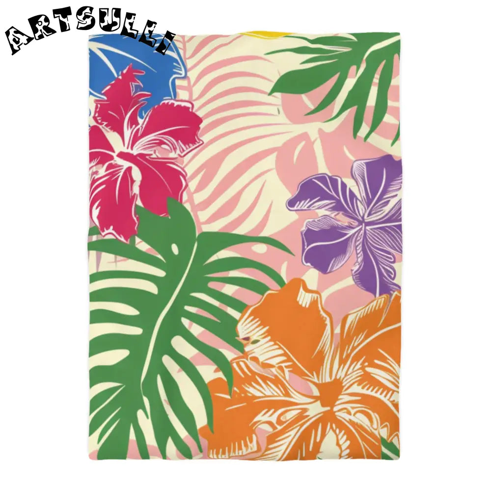 JAKKOUTTHEBXX Tropical Floral High Quality Duvet Cover 2025