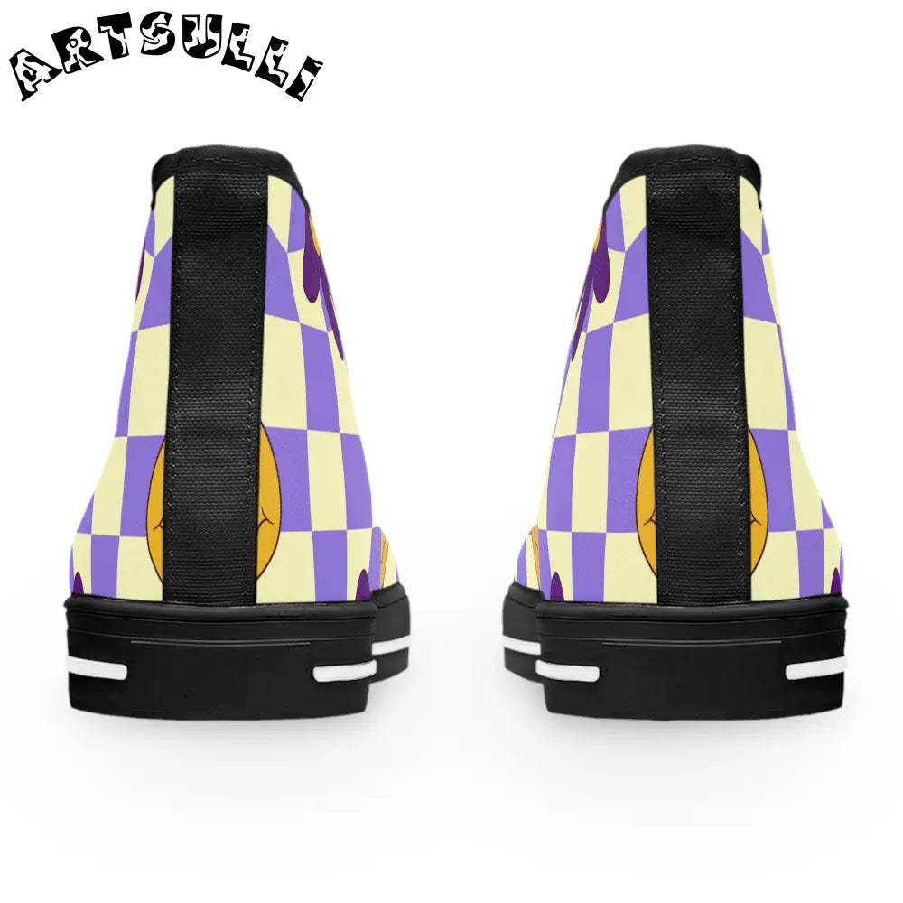 JAKKOUTTHEBXX Trippy Flower Power Motifs Women’s High Top Sneakers