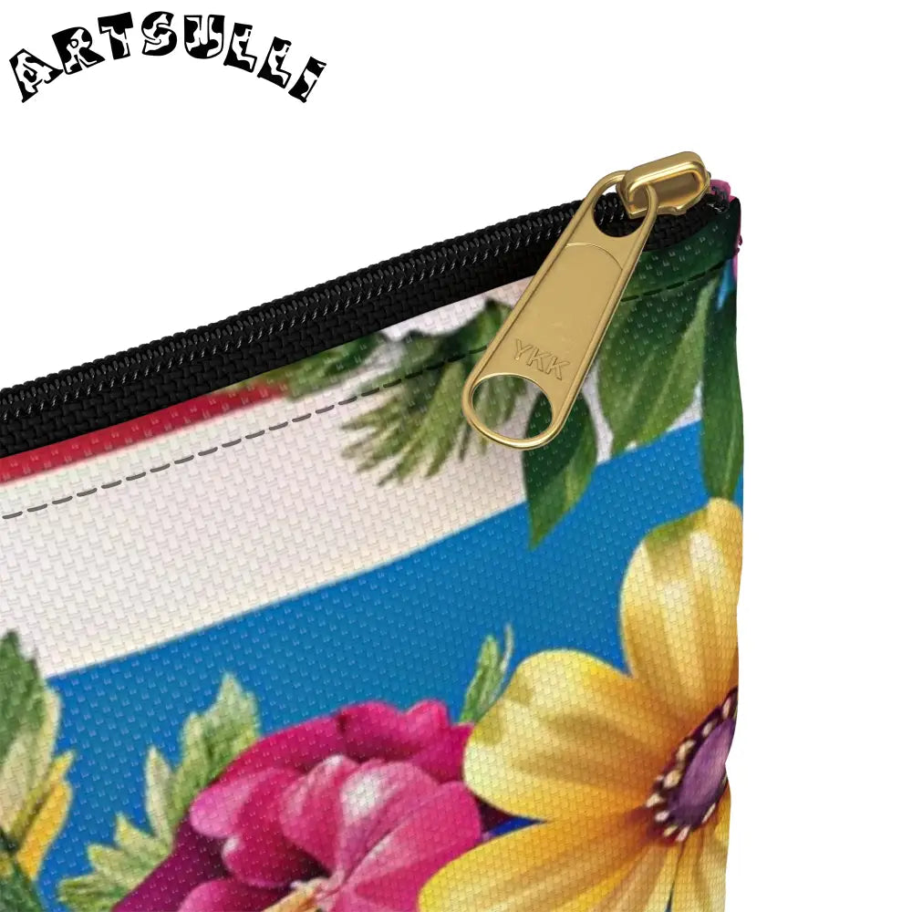 JAKKOUTTHEBXX Colorful Floral Stripe Pouch 2025
